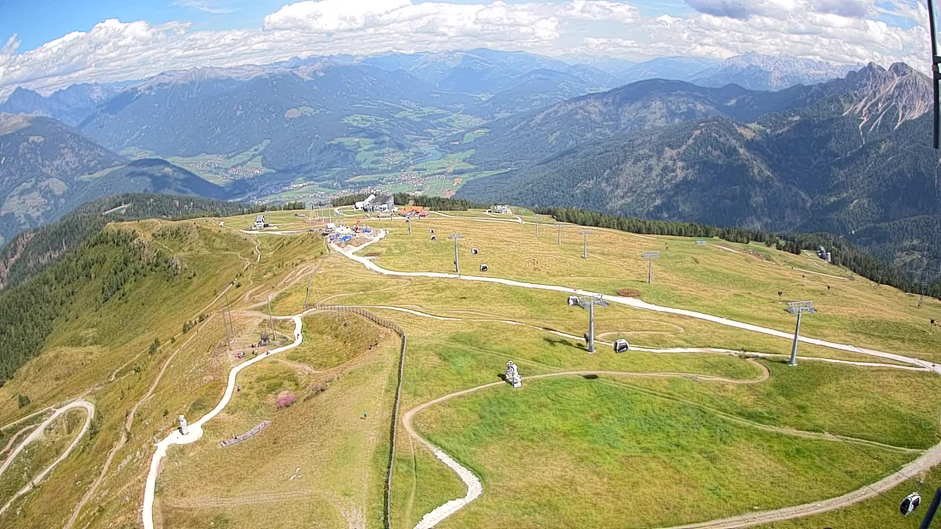 Kronplatz-Gipfel | Blick nach Olang – Valdaora
