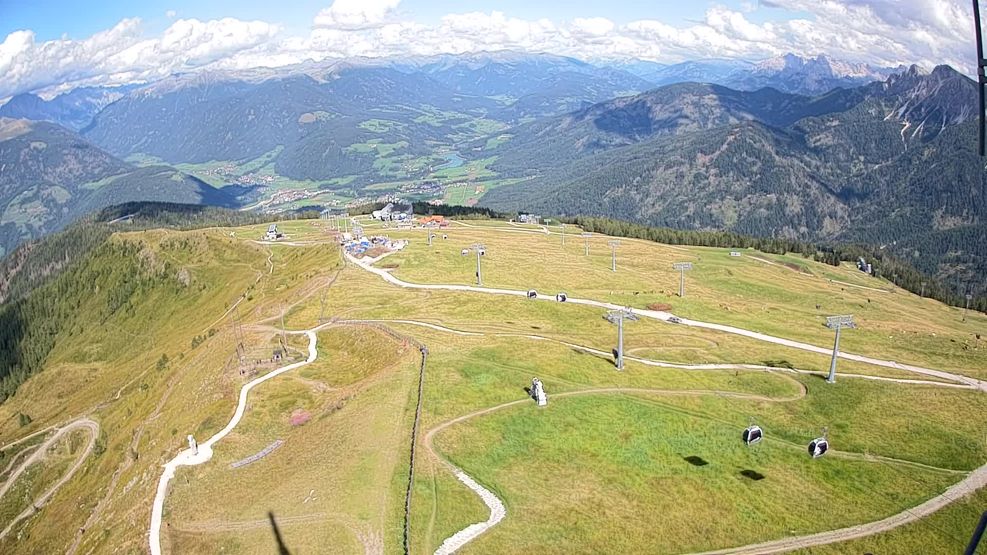 Kronplatz-Gipfel | Blick nach Olang – Valdaora