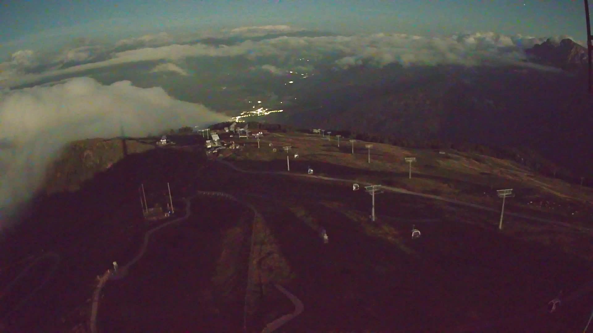 Kronplatz-Gipfel | Blick nach Olang – Valdaora