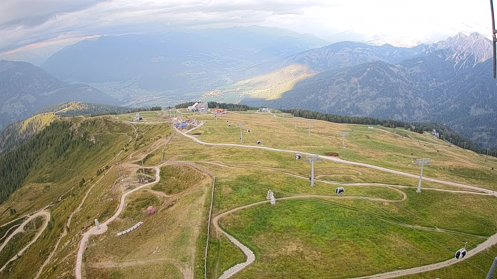 Kronplatz-Gipfel | Blick nach Olang – Valdaora