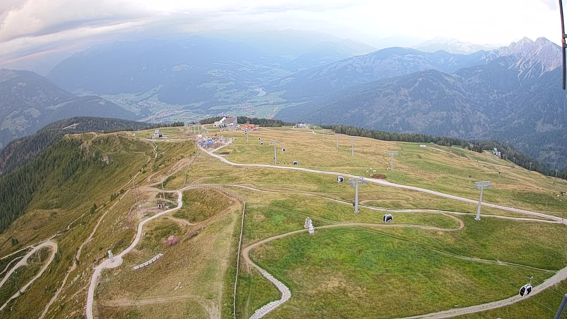 Kronplatz-Gipfel | Blick nach Olang – Valdaora