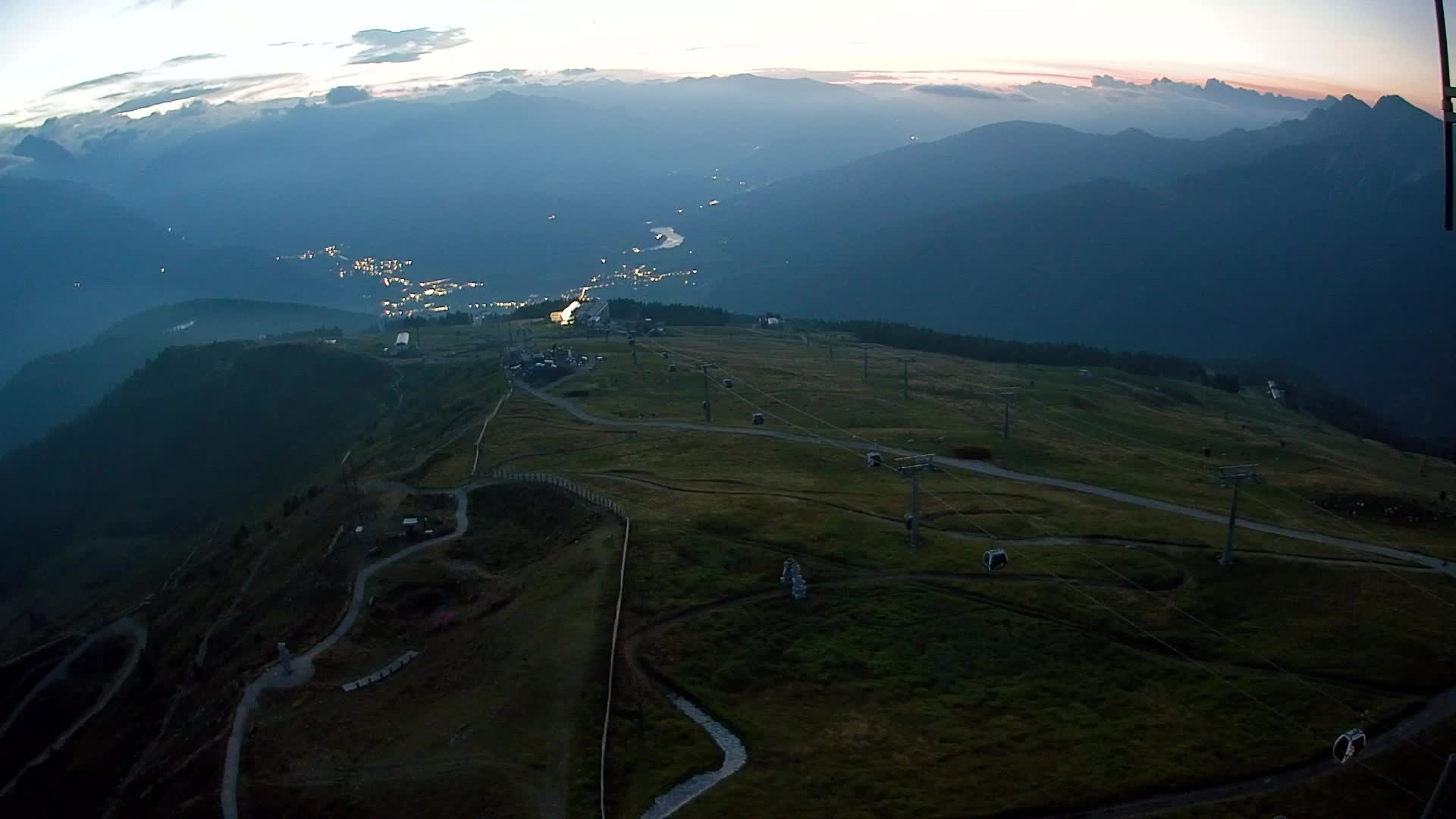 Kronplatz-Gipfel | Blick nach Olang – Valdaora