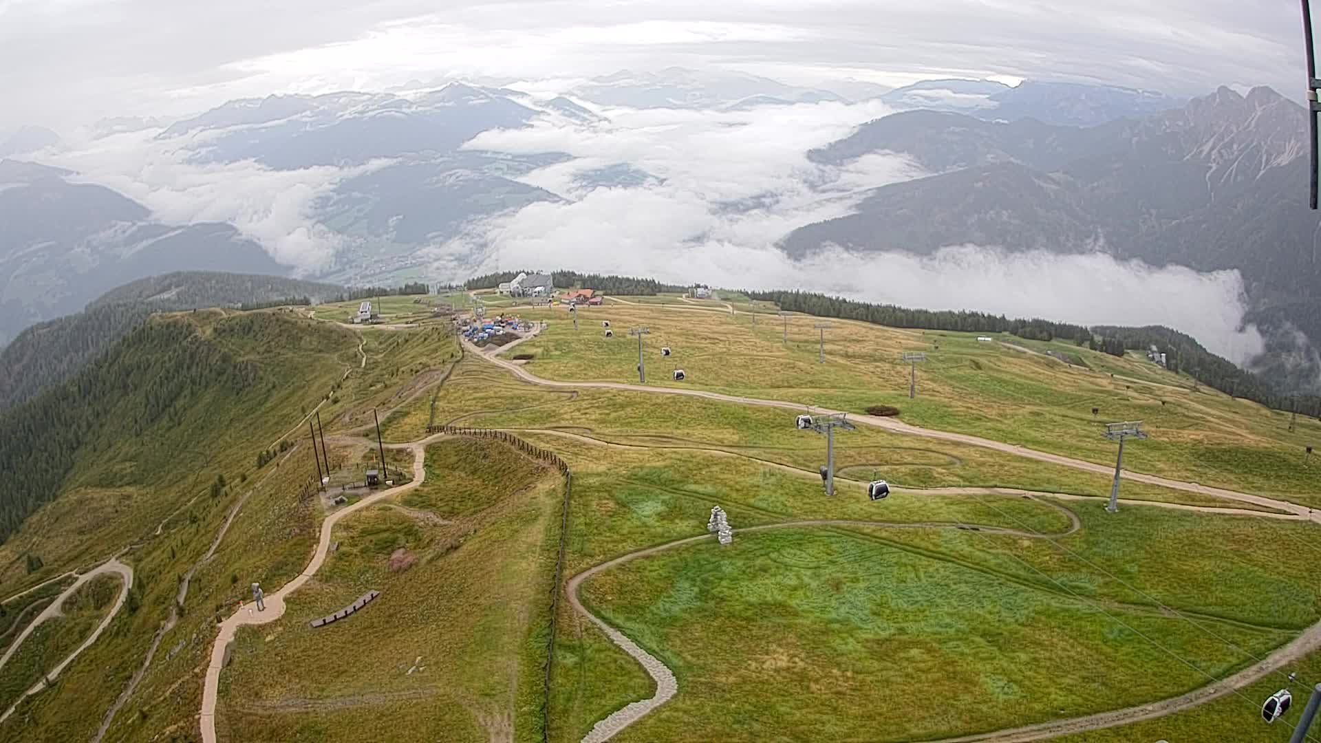 Sommet du Kronplatz | vue sur Valdaora – Olang