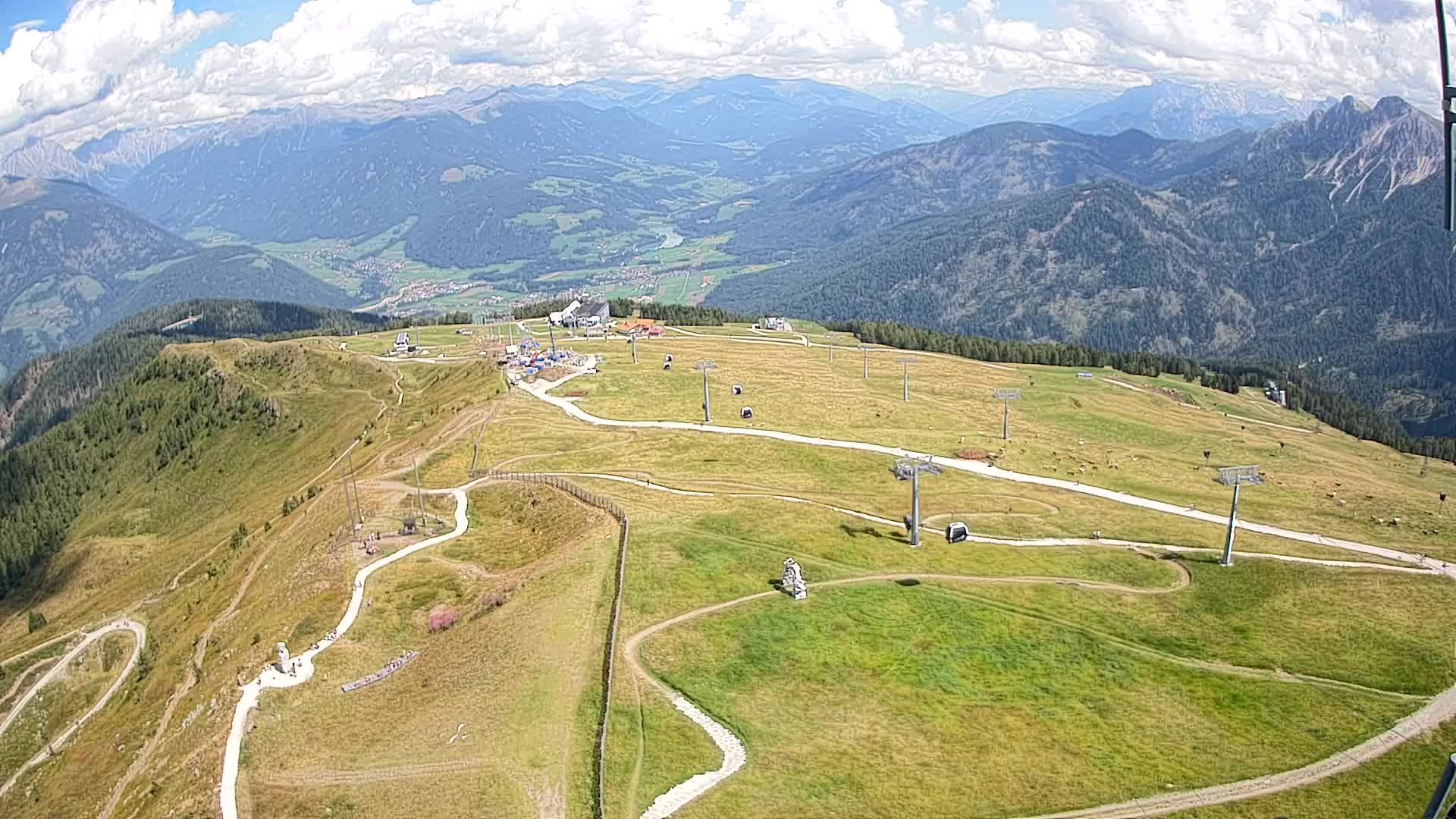 Kronplatz-Gipfel | Blick nach Olang – Valdaora