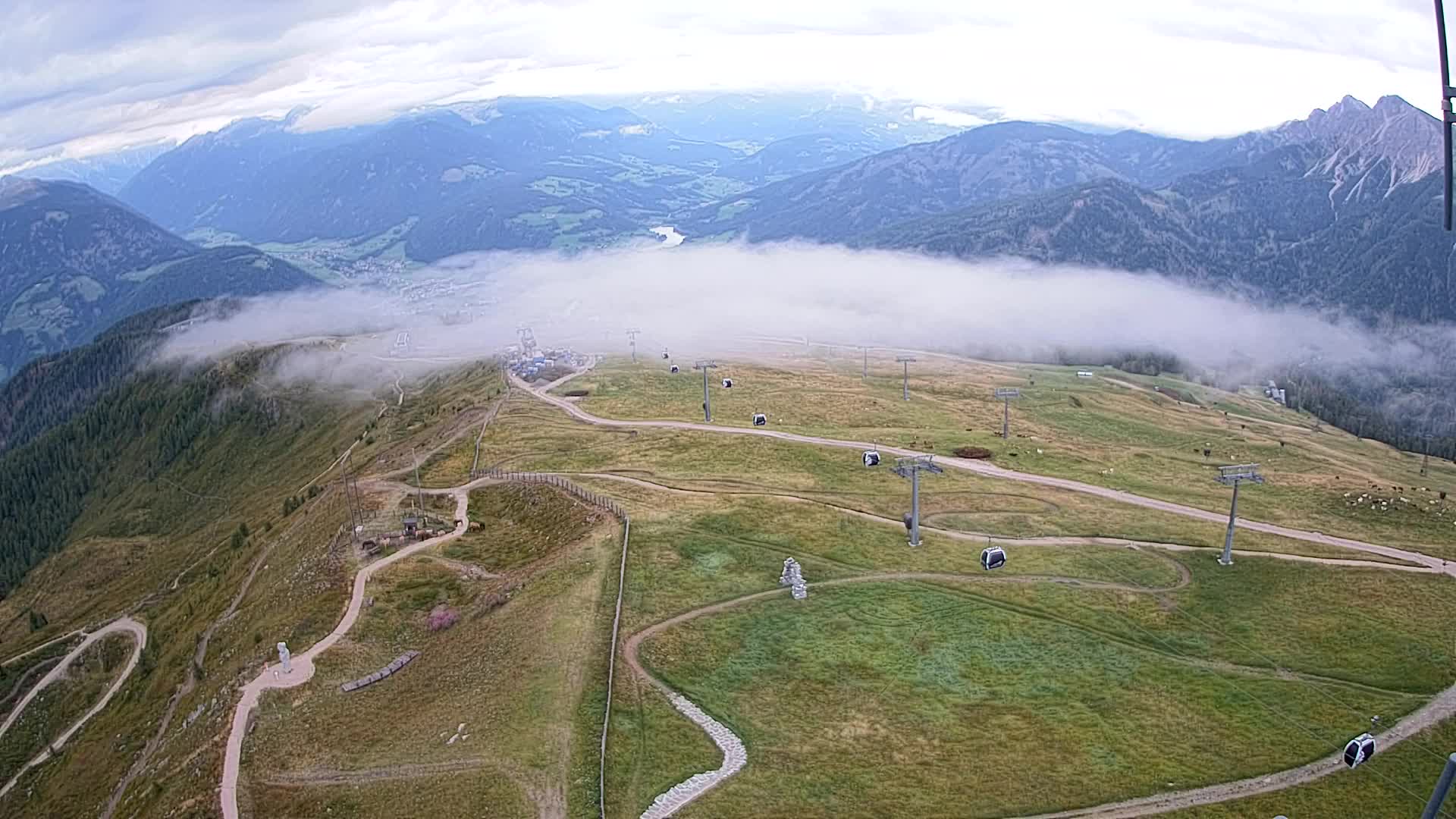 Sommet du Kronplatz | vue sur Valdaora – Olang