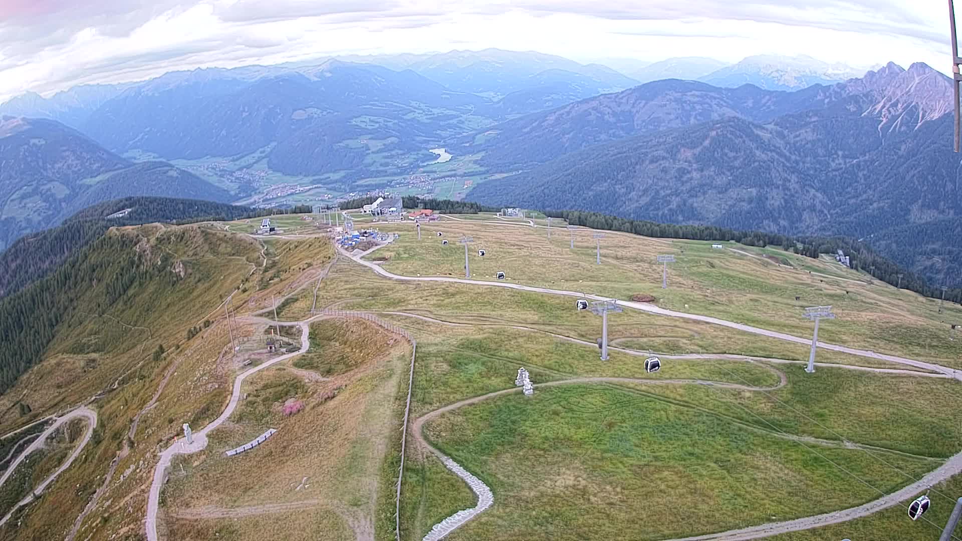 Kronplatz-Gipfel | Blick nach Olang – Valdaora