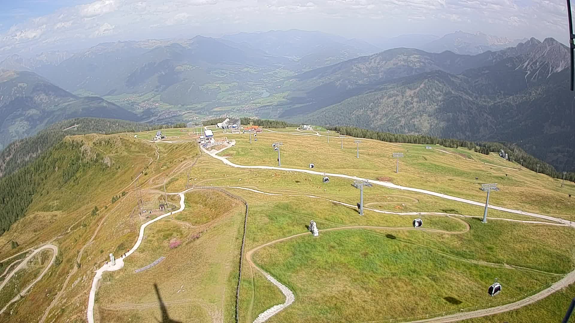 Kronplatz-Gipfel | Blick nach Olang – Valdaora