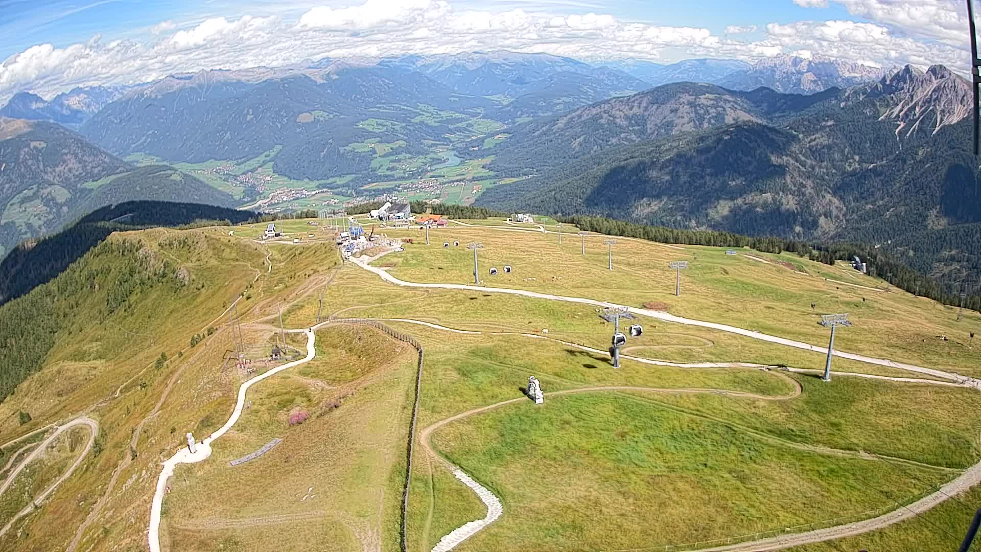Kronplatz-Gipfel | Blick nach Olang – Valdaora
