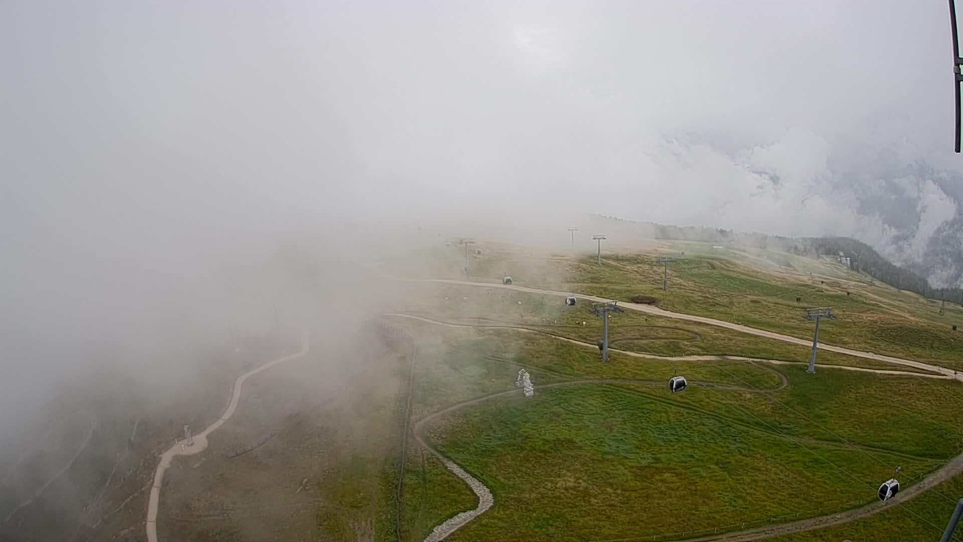 Kronplatz-Gipfel | Blick nach Olang – Valdaora