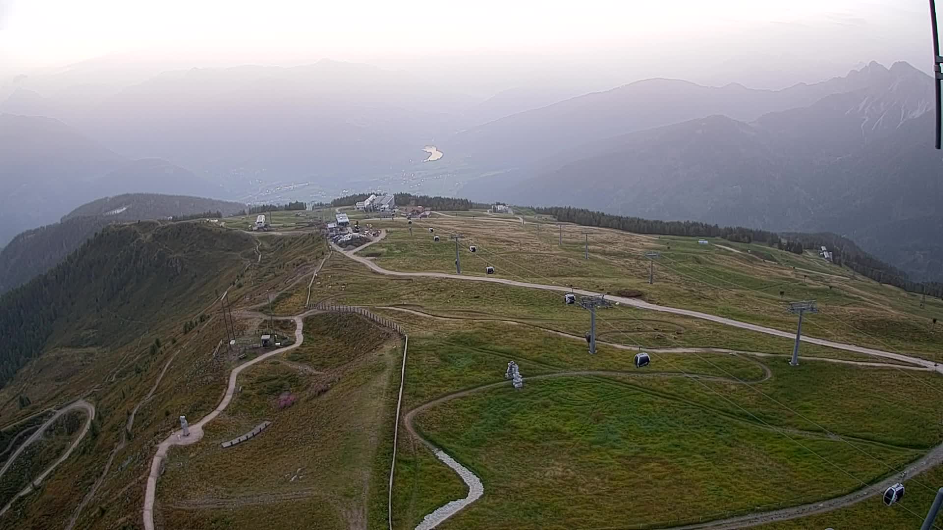 Kronplatz-Gipfel | Blick nach Olang – Valdaora