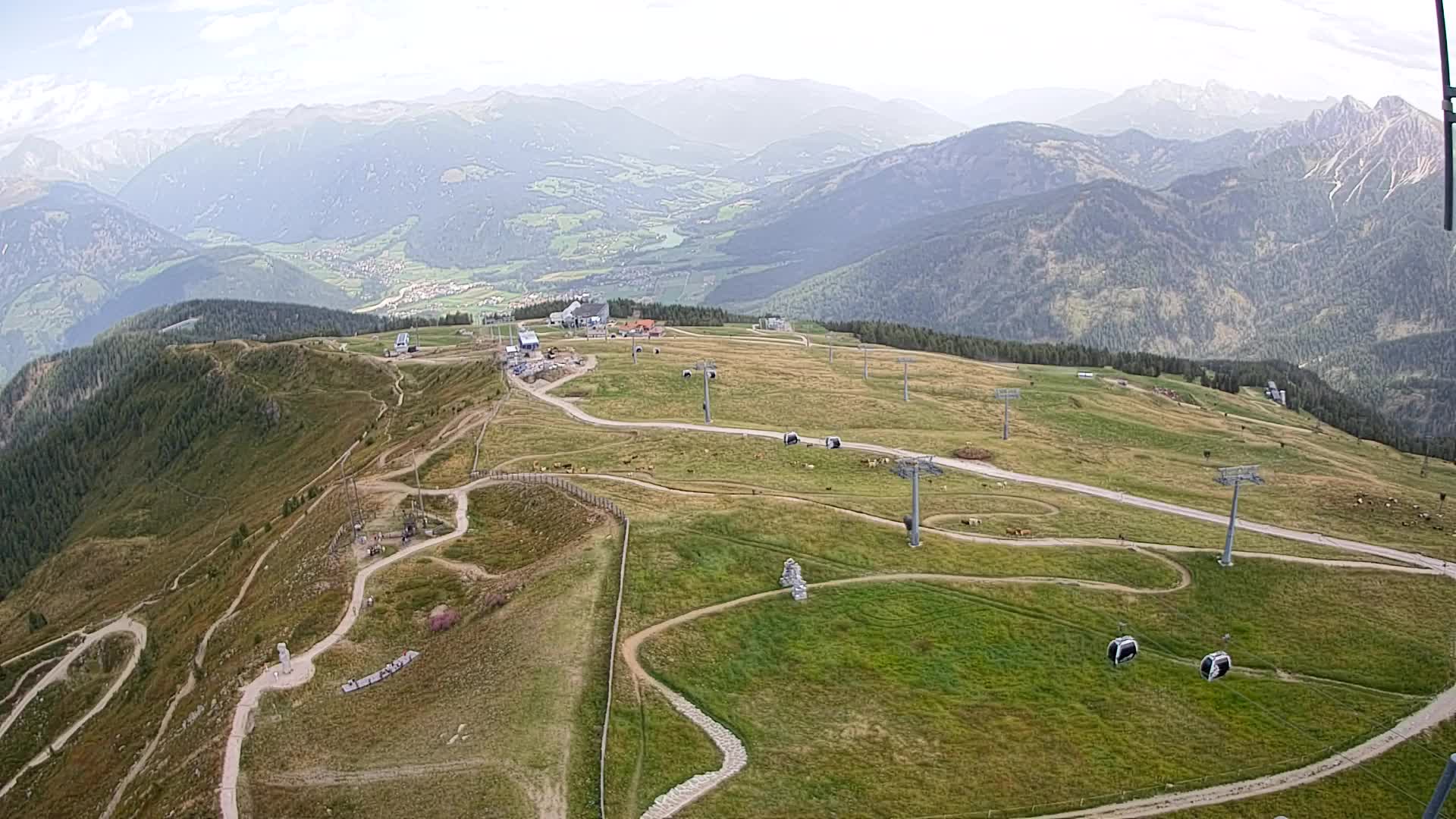 Kronplatz-Gipfel | Blick nach Olang – Valdaora