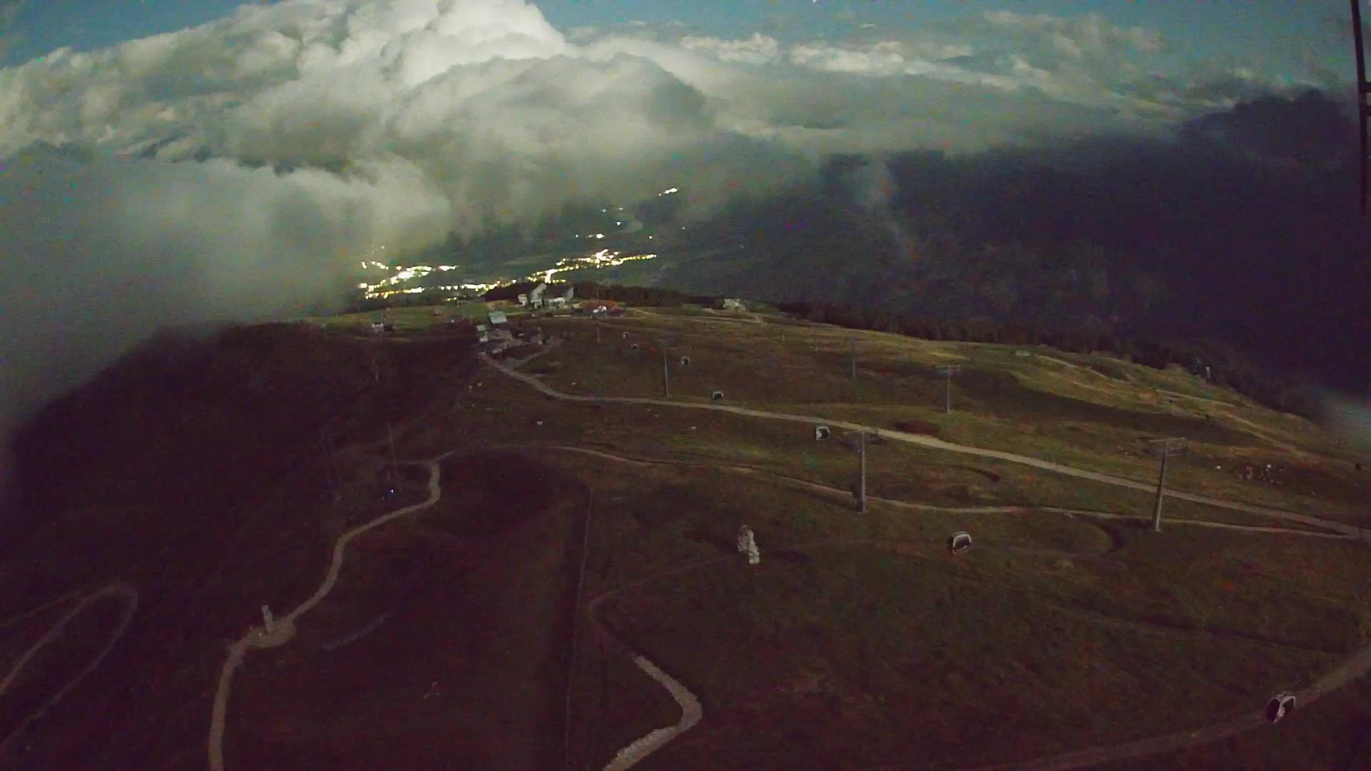 Kronplatz-Gipfel | Blick nach Olang – Valdaora