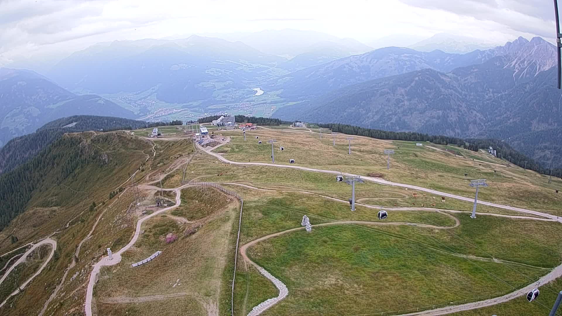 Kronplatz-Gipfel | Blick nach Olang – Valdaora