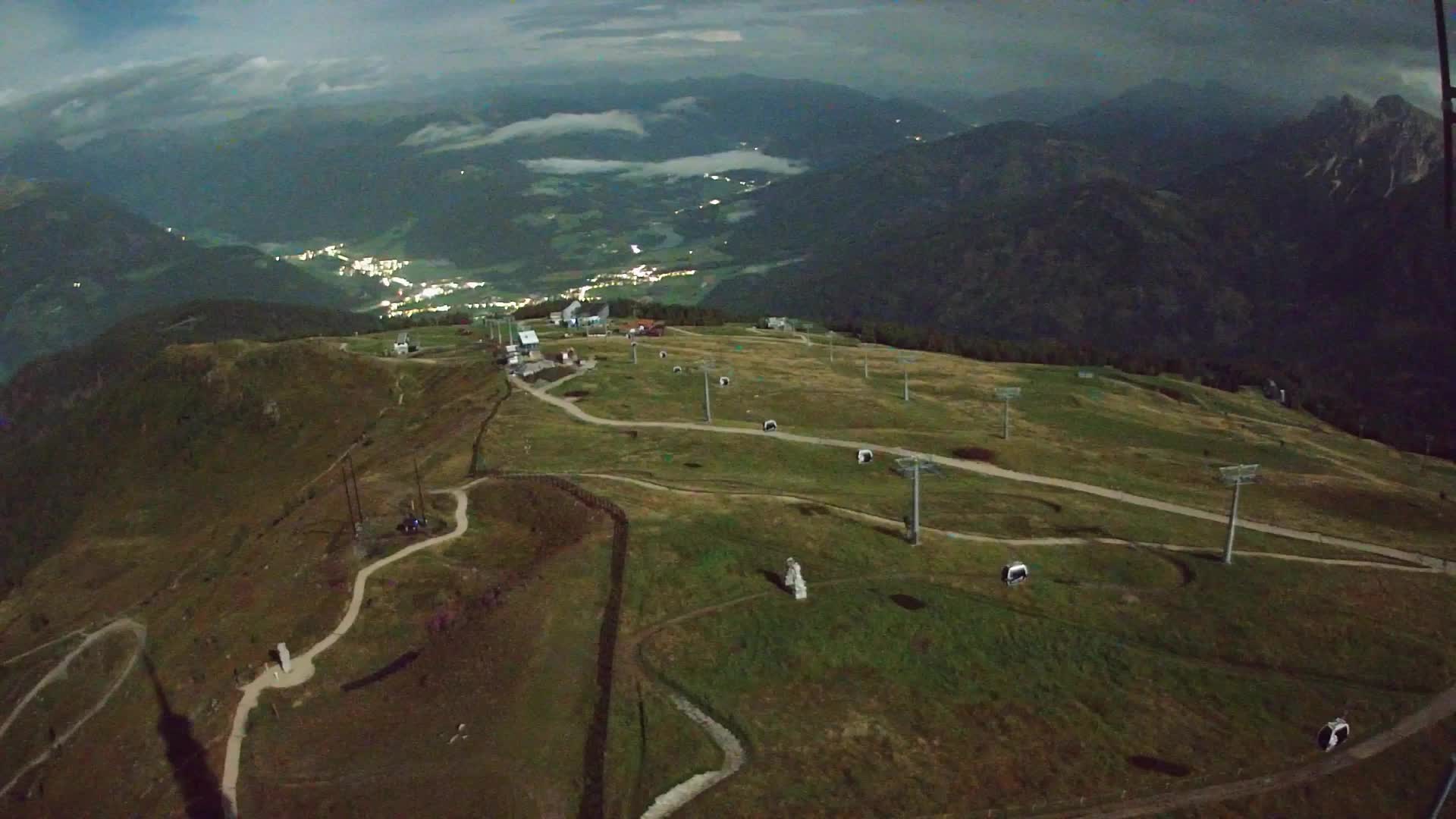Kronplatz-Gipfel | Blick nach Olang – Valdaora