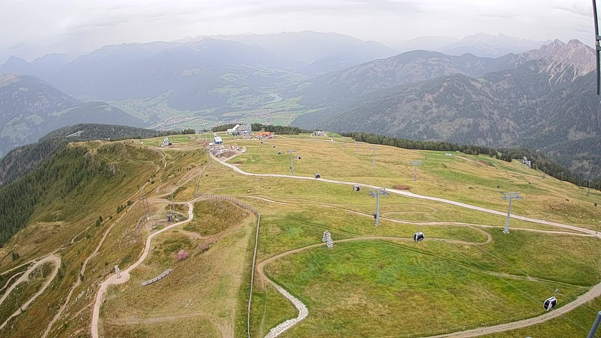 Kronplatz-Gipfel | Blick nach Olang – Valdaora
