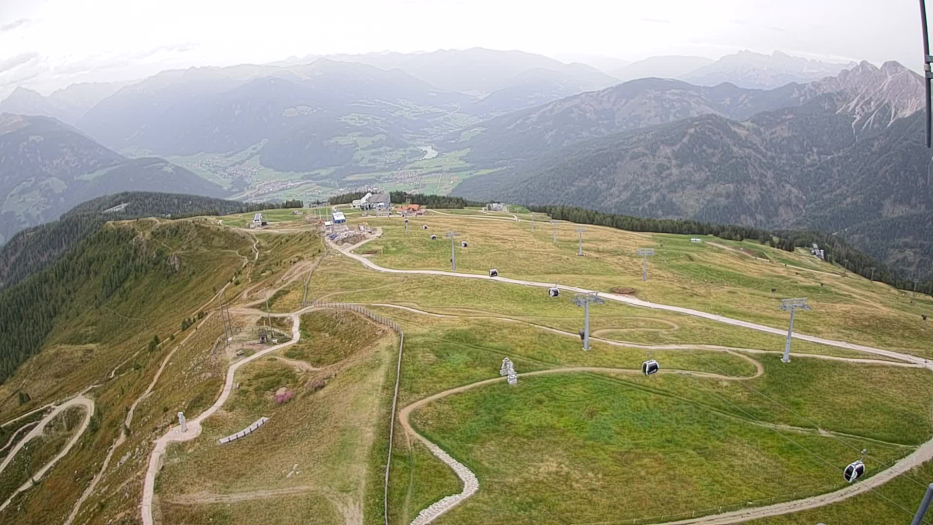 Kronplatz-Gipfel | Blick nach Olang – Valdaora