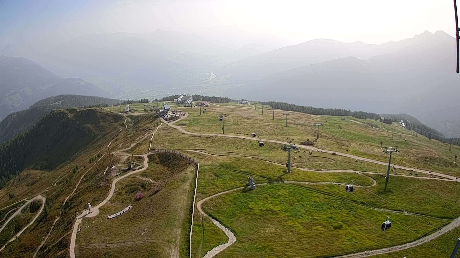 Kronplatz-Gipfel | Blick nach Olang – Valdaora