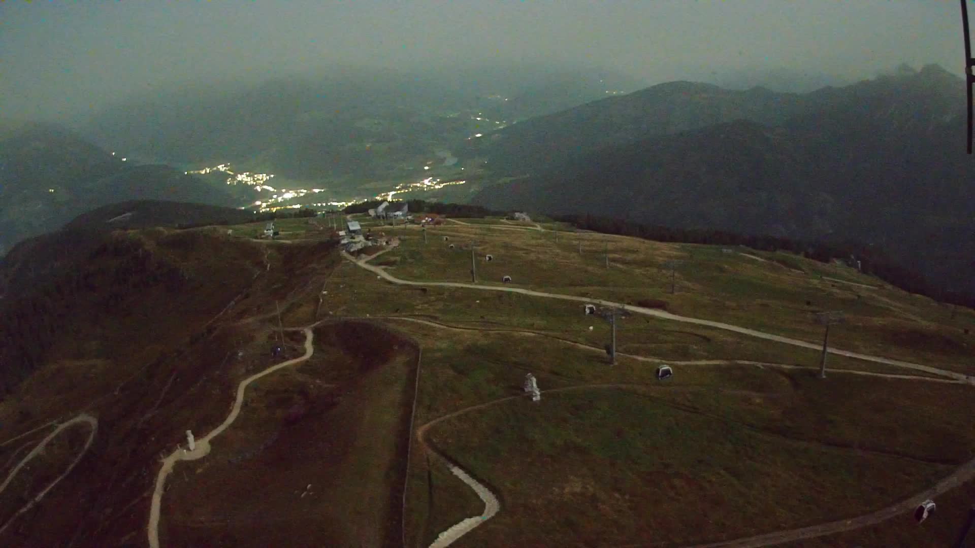 Kronplatz-Gipfel | Blick nach Olang – Valdaora