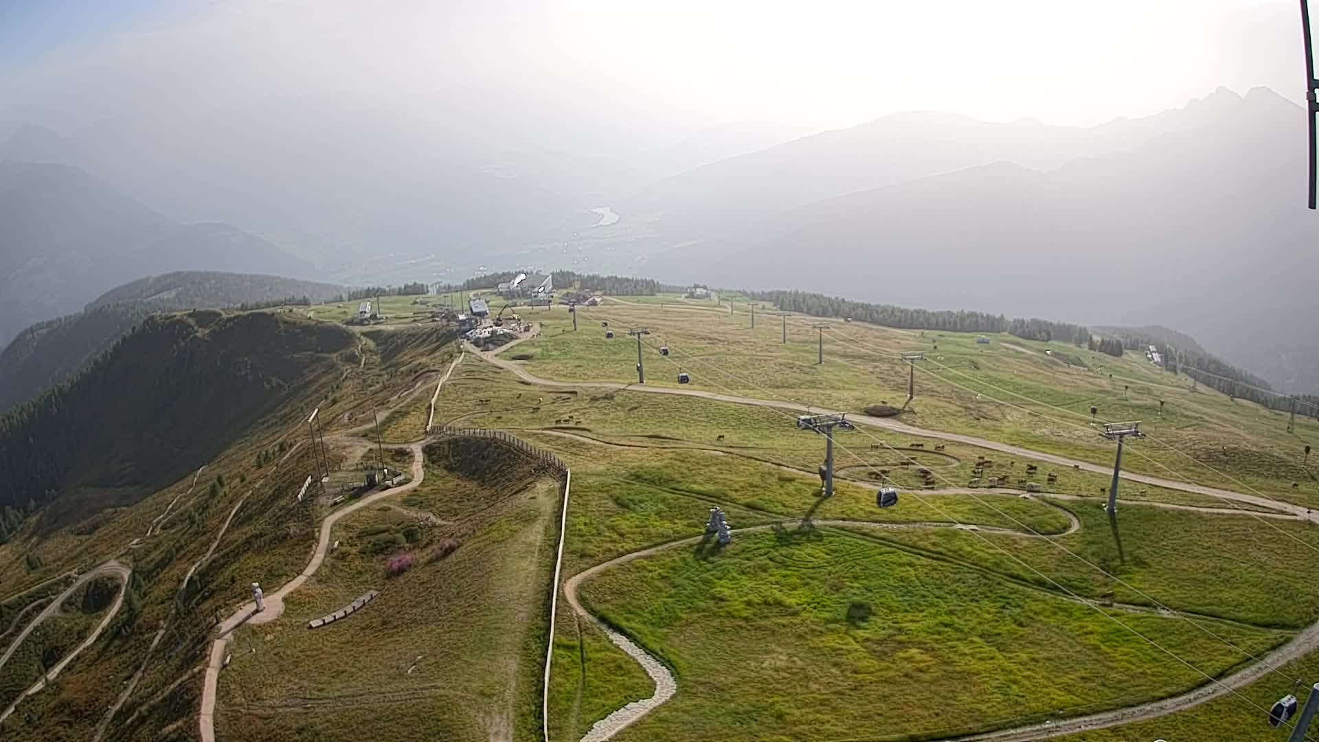Kronplatz-Gipfel | Blick nach Olang – Valdaora