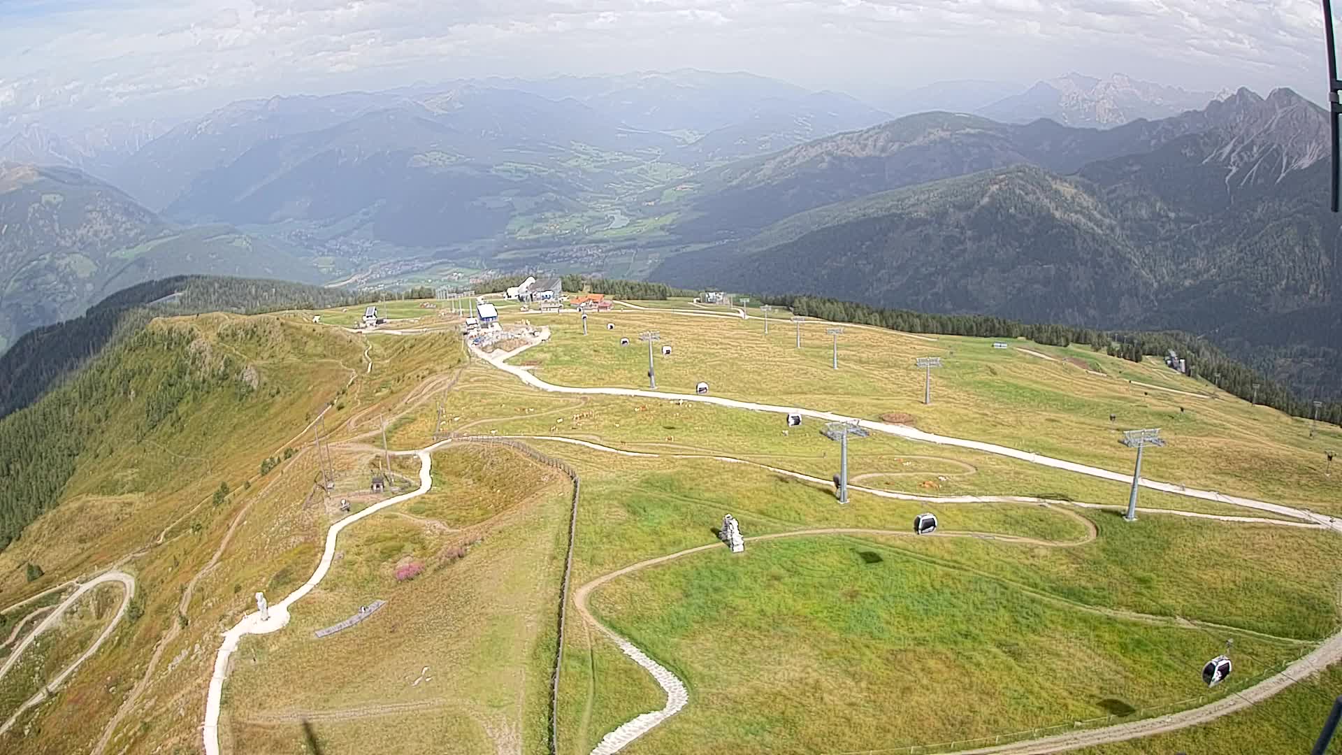 Kronplatz-Gipfel | Blick nach Olang – Valdaora