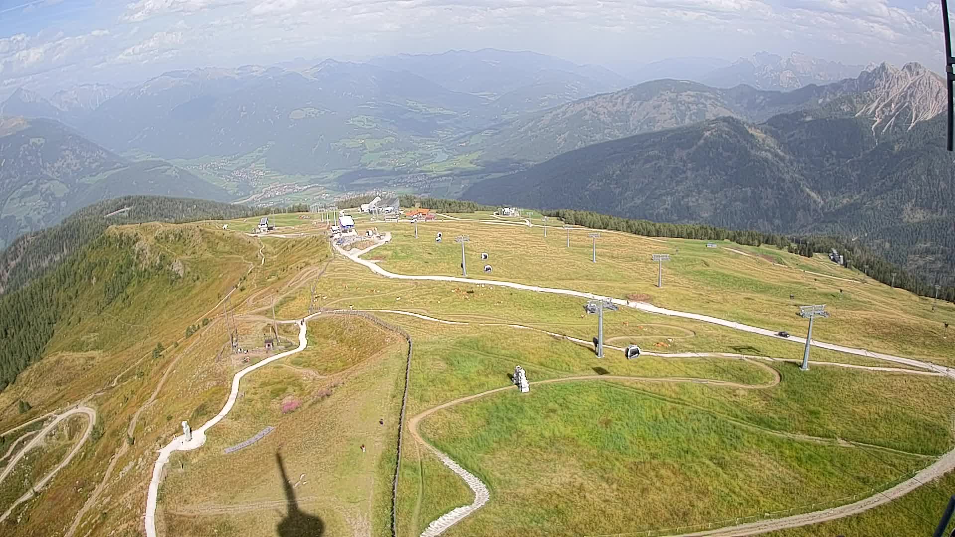 Kronplatz-Gipfel | Blick nach Olang – Valdaora