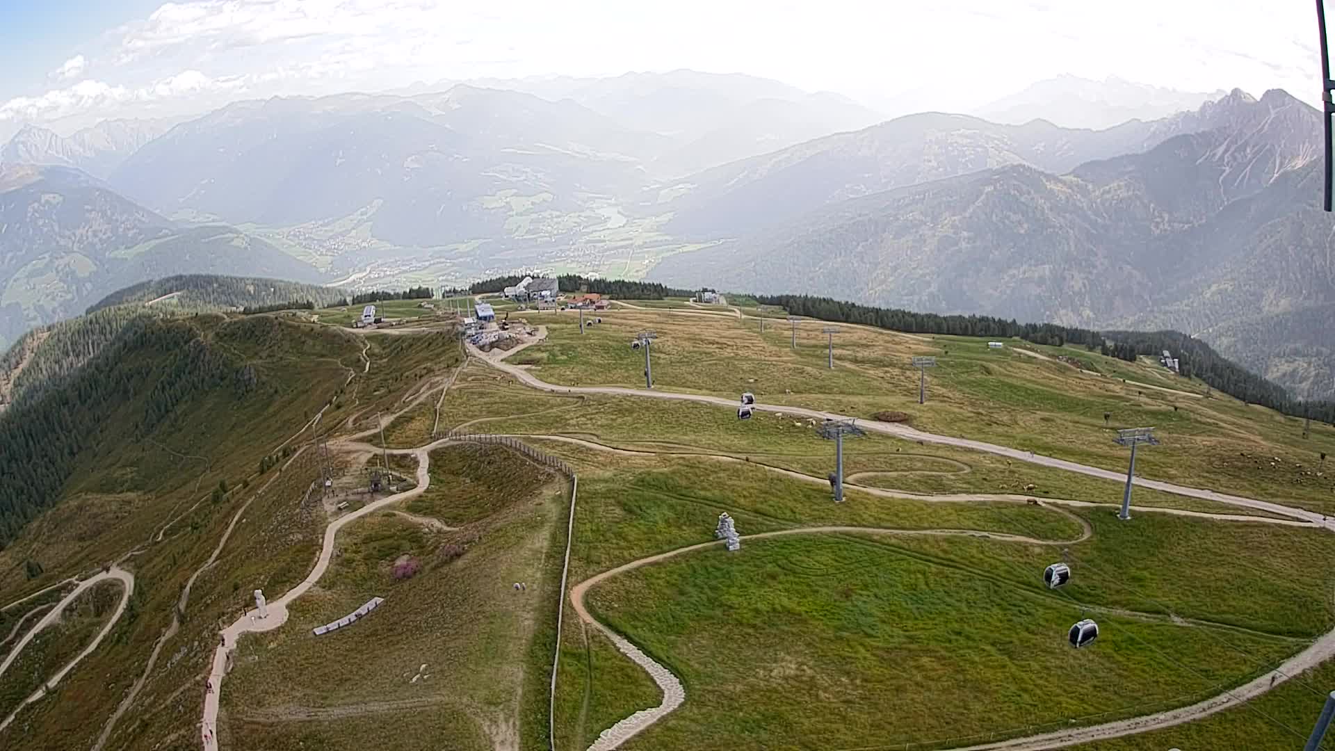 Kronplatz-Gipfel | Blick nach Olang – Valdaora