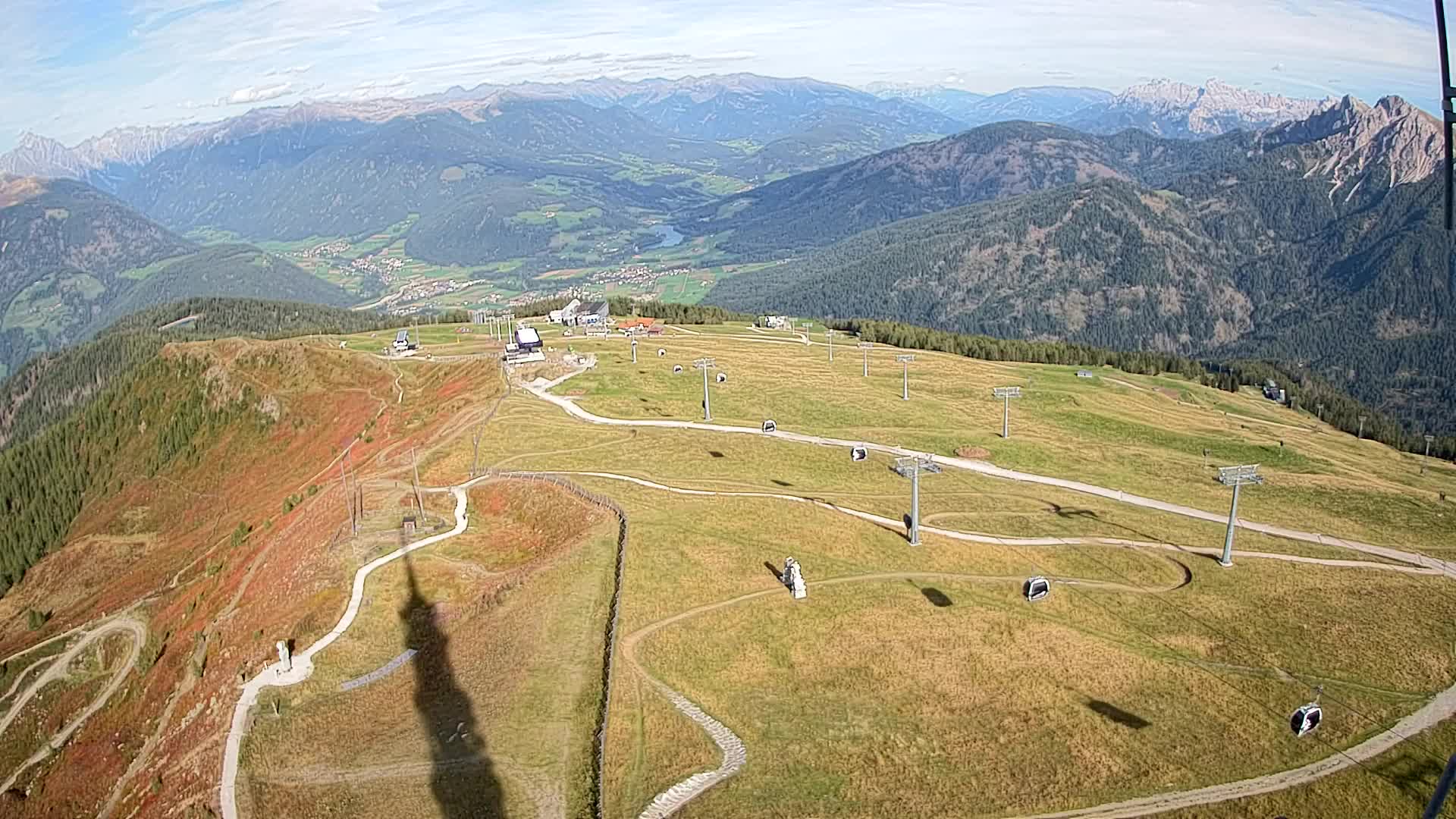 Kronplatz-Gipfel | Blick nach Olang – Valdaora