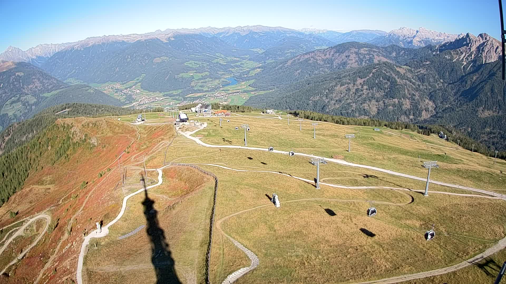 Kronplatz-Gipfel | Blick nach Olang – Valdaora