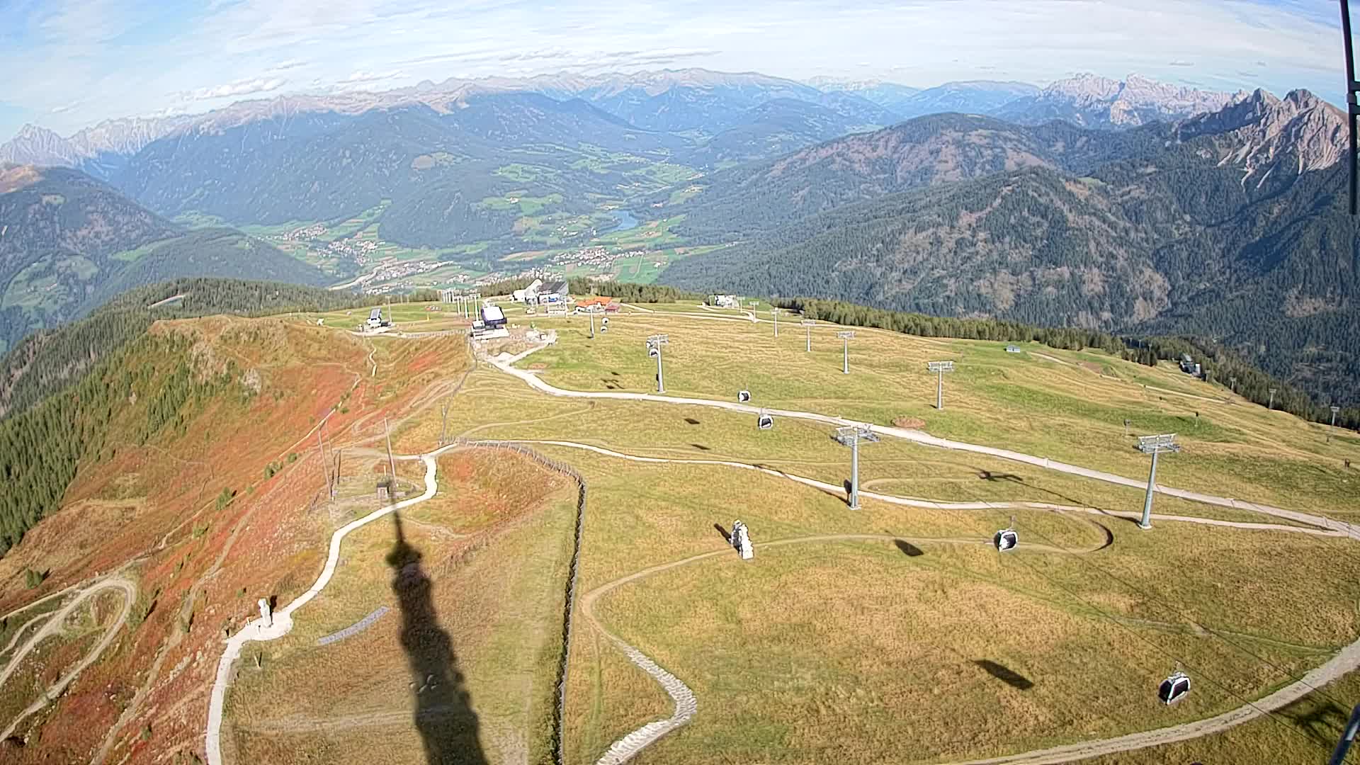 Kronplatz-Gipfel | Blick nach Olang – Valdaora