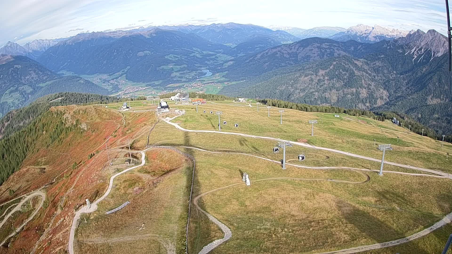 Kronplatz-Gipfel | Blick nach Olang – Valdaora