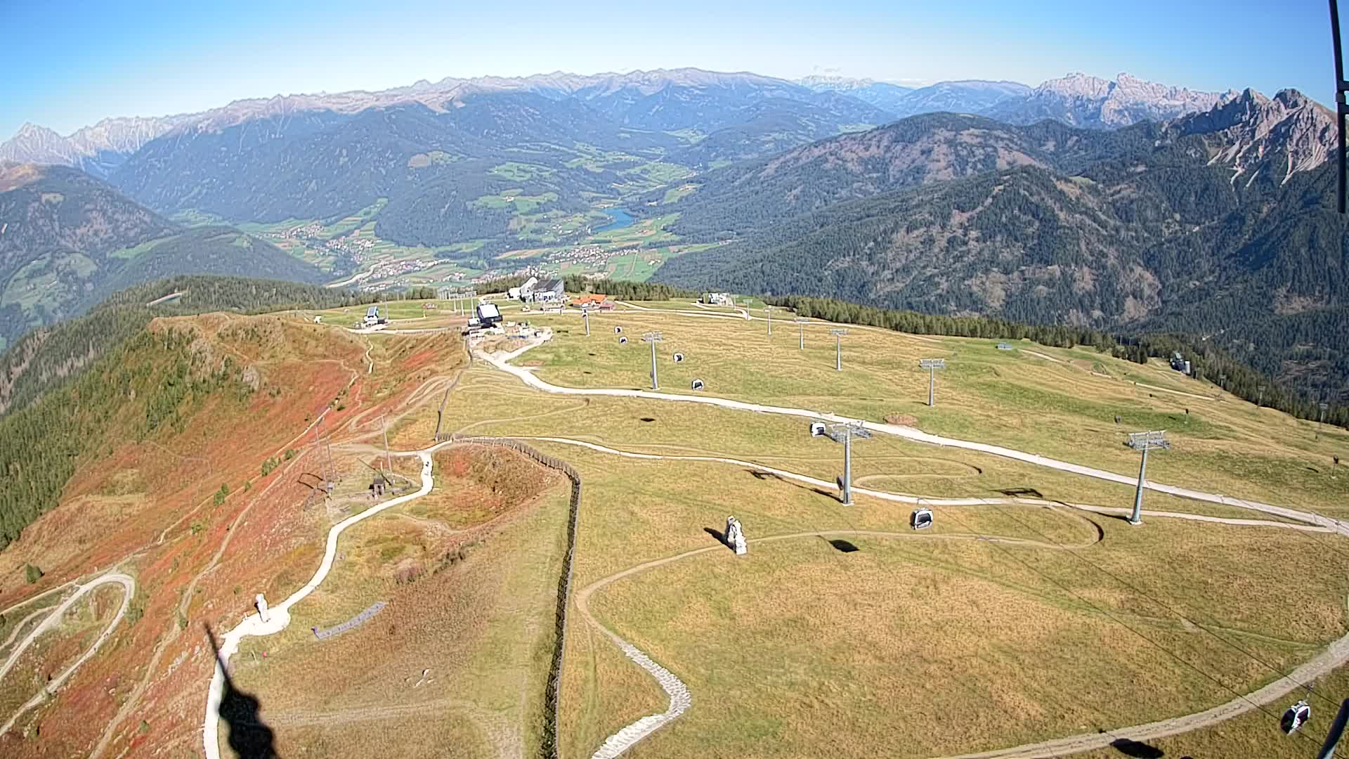 Kronplatz-Gipfel | Blick nach Olang – Valdaora
