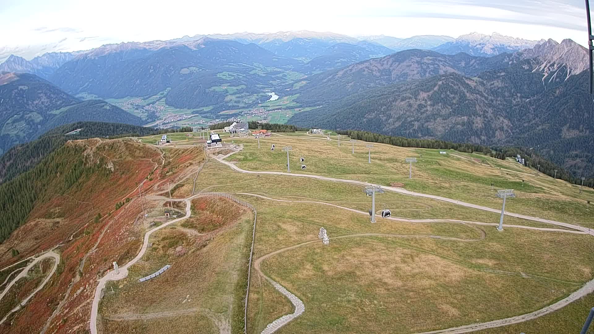 Kronplatz-Gipfel | Blick nach Olang – Valdaora