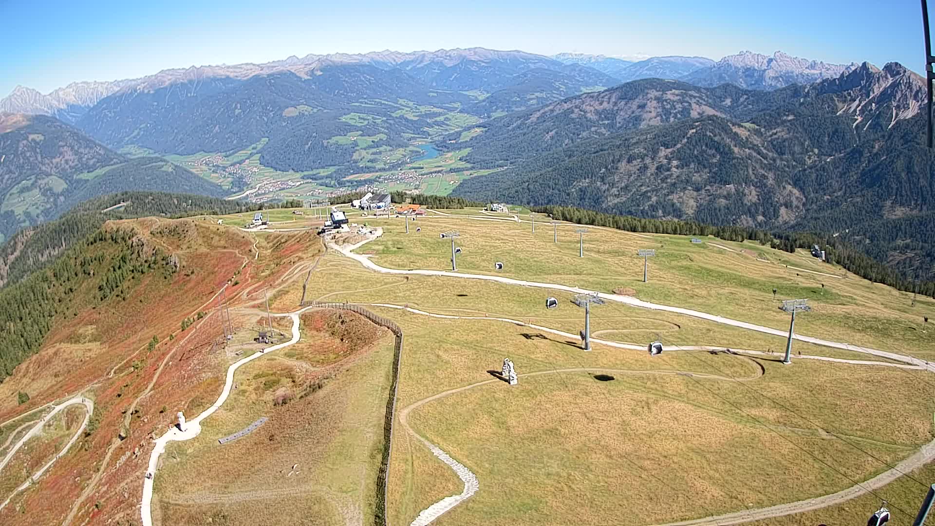 Kronplatz-Gipfel | Blick nach Olang – Valdaora