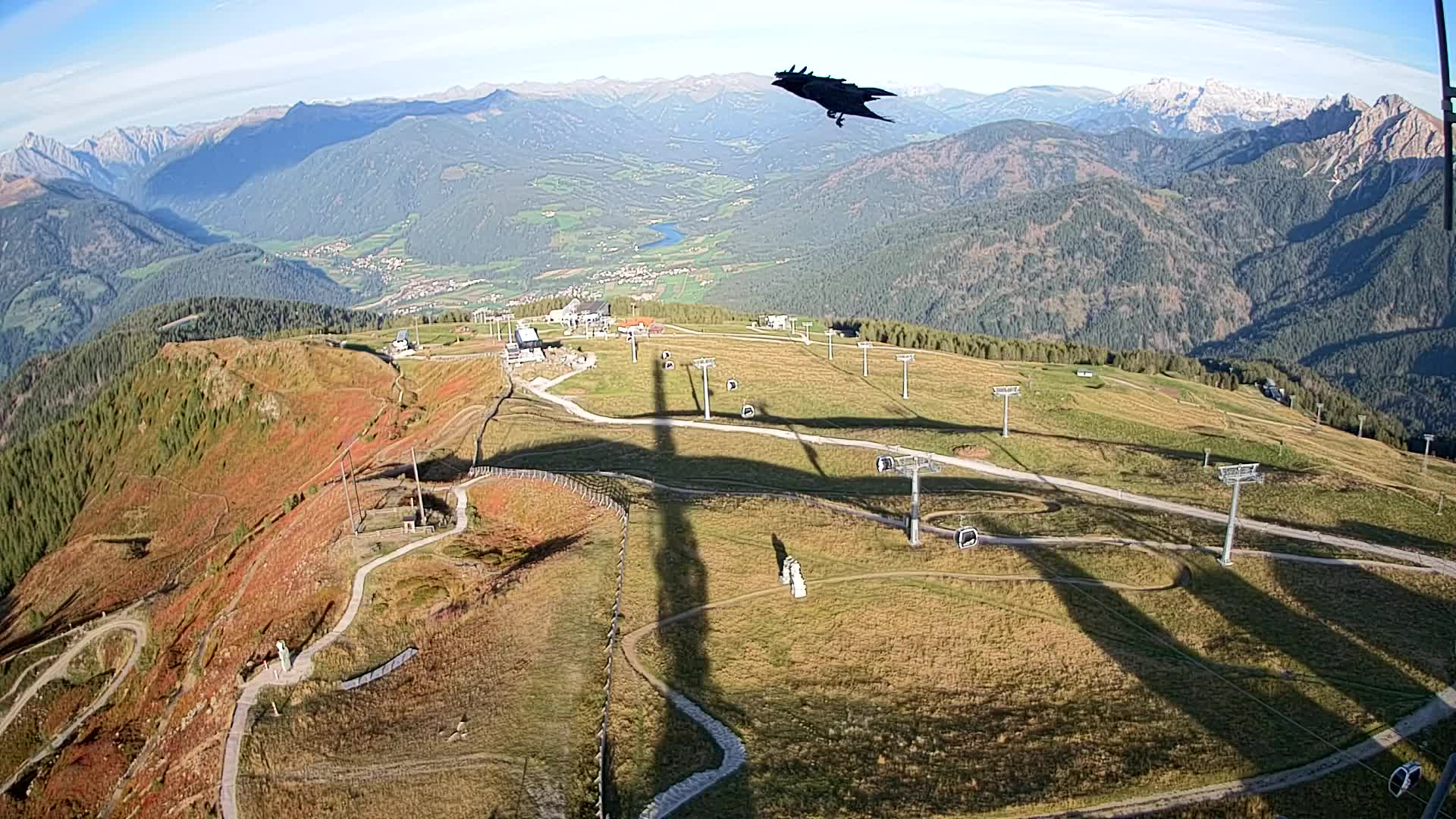 Kronplatz-Gipfel | Blick nach Olang – Valdaora