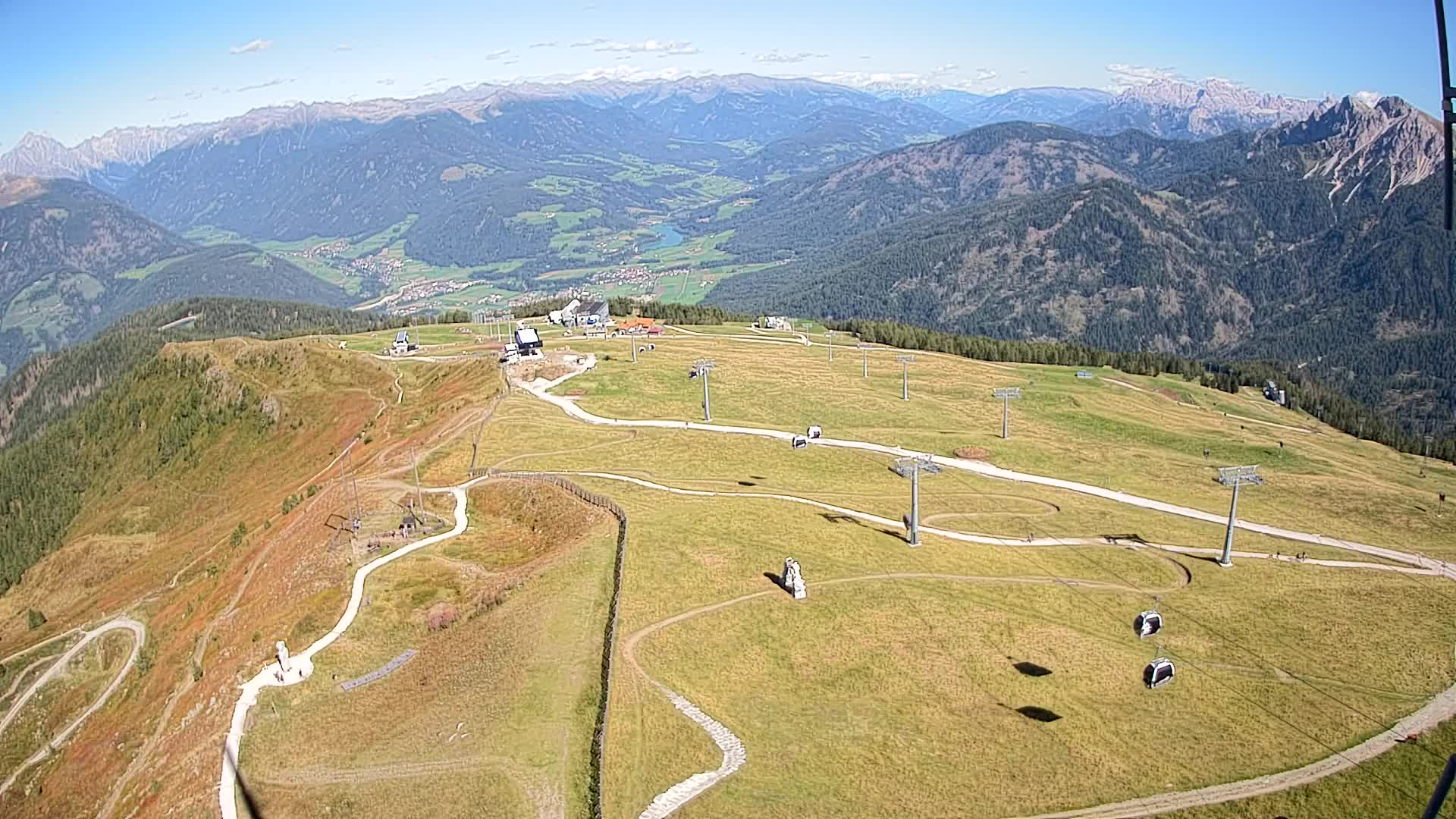 Kronplatz-Gipfel | Blick nach Olang – Valdaora