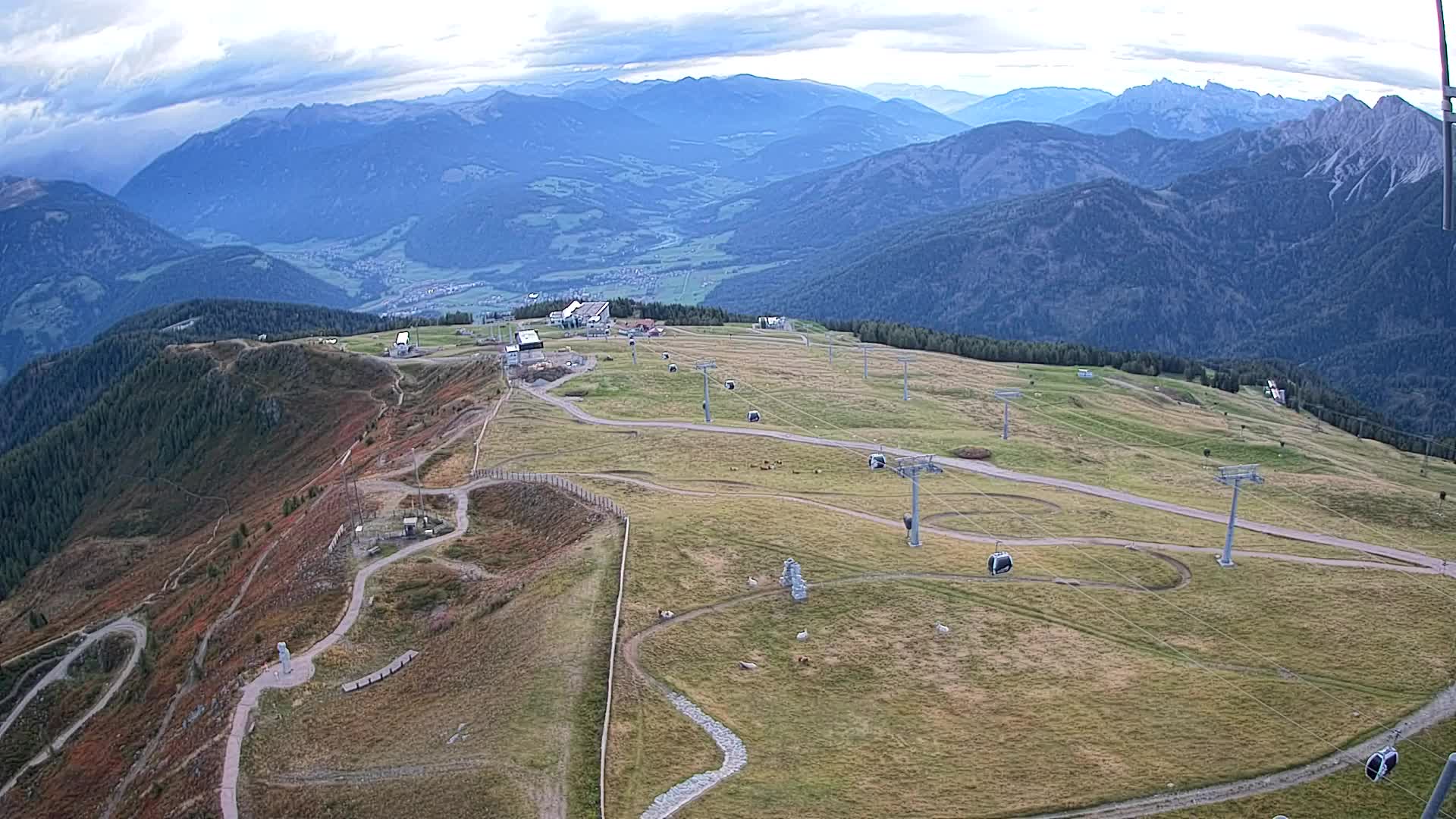Kronplatz-Gipfel | Blick nach Olang – Valdaora