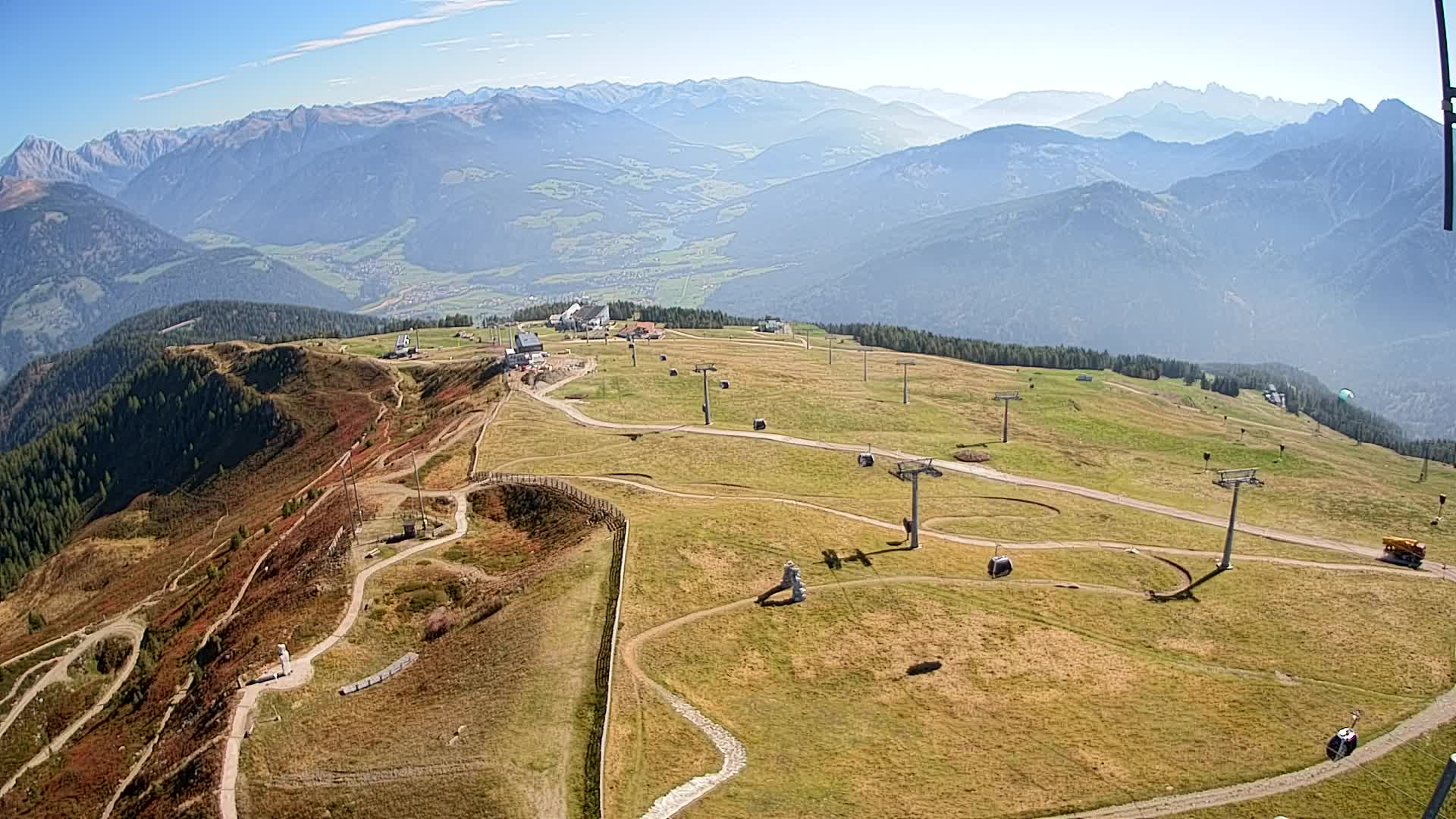 Kronplatz-Gipfel | Blick nach Olang – Valdaora