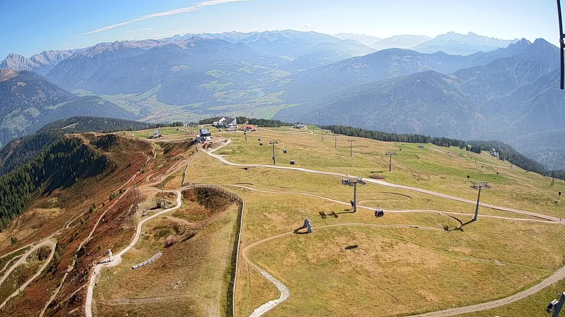 Kronplatz-Gipfel | Blick nach Olang – Valdaora