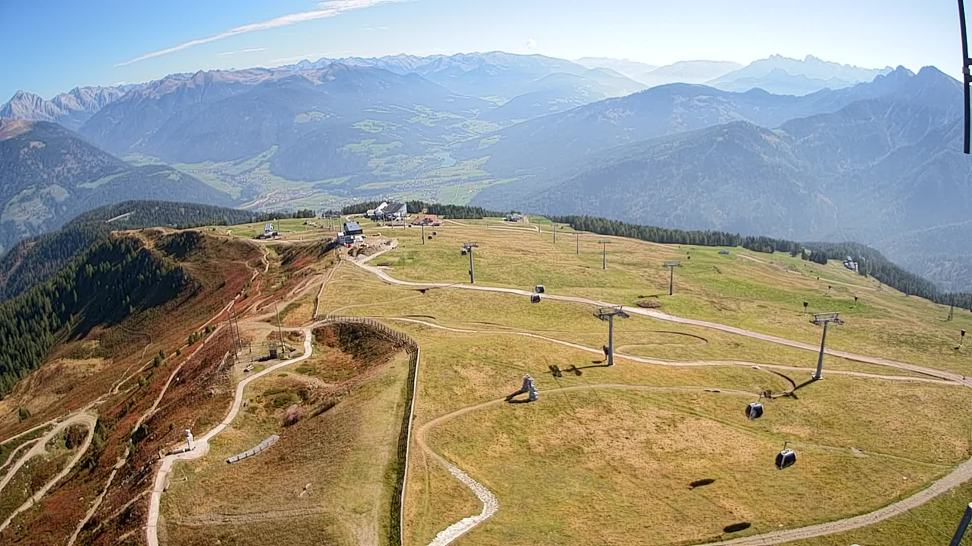 Kronplatz-Gipfel | Blick nach Olang – Valdaora