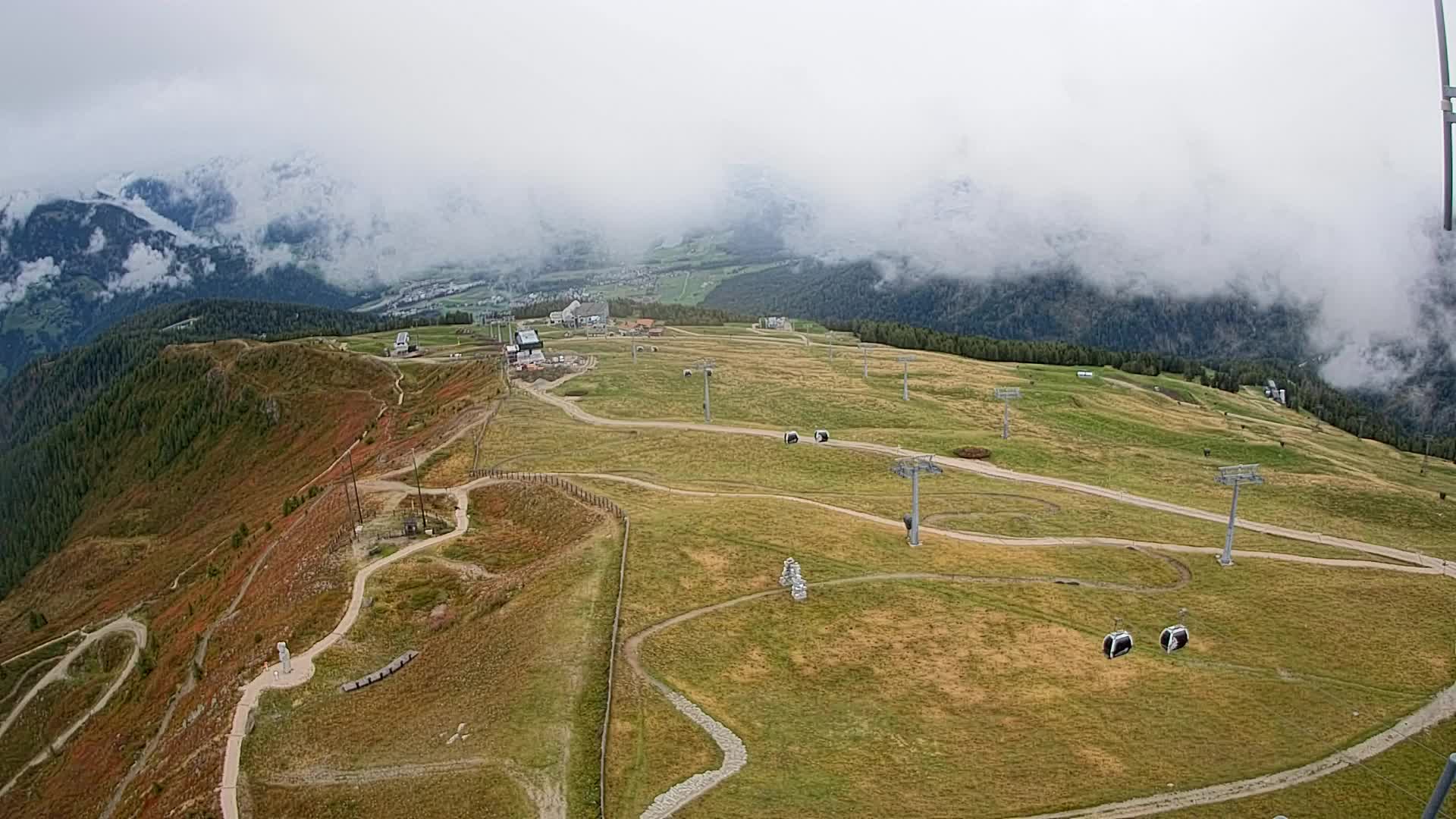 Kronplatz-Gipfel | Blick nach Olang – Valdaora