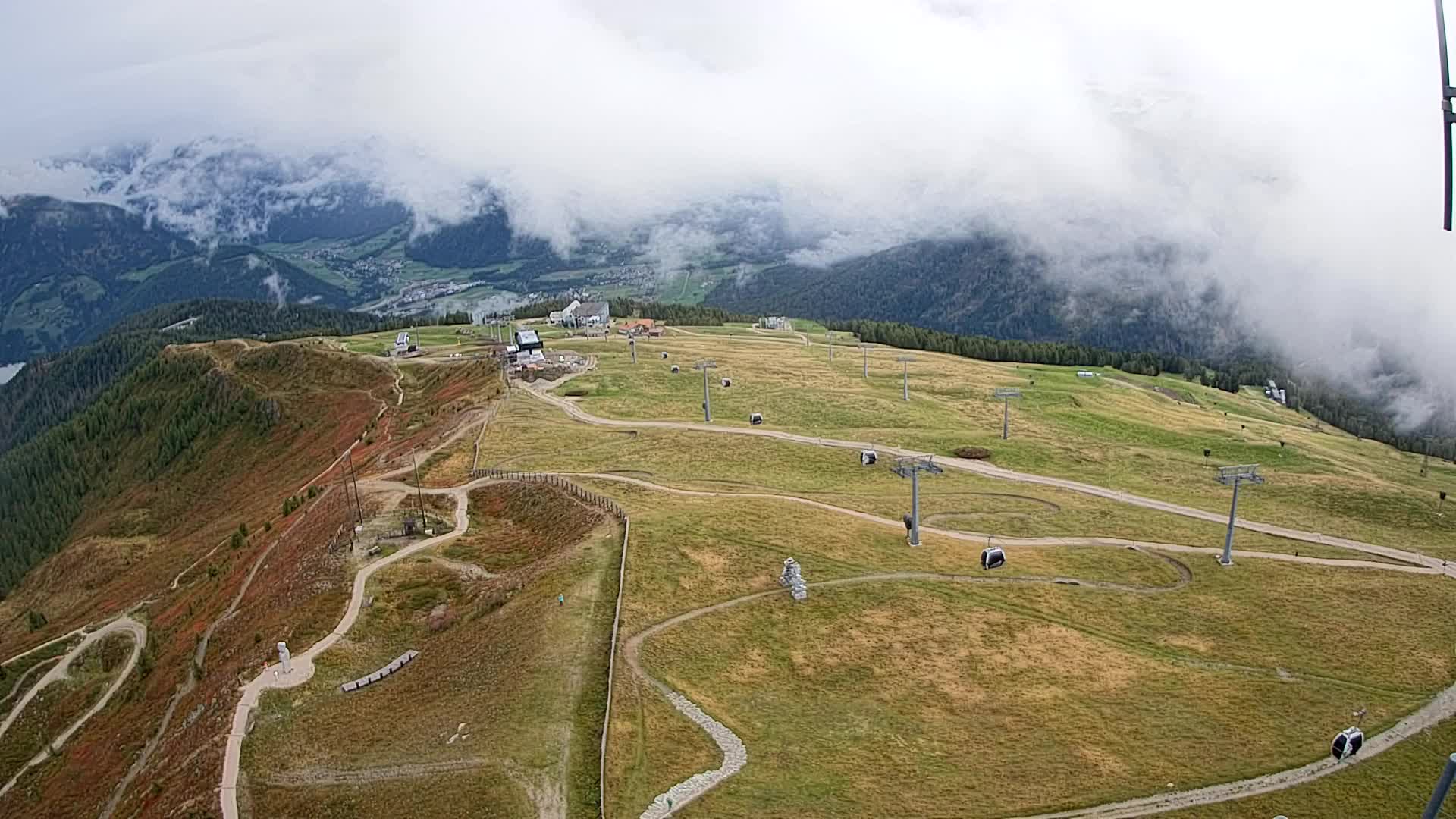 Kronplatz-Gipfel | Blick nach Olang – Valdaora
