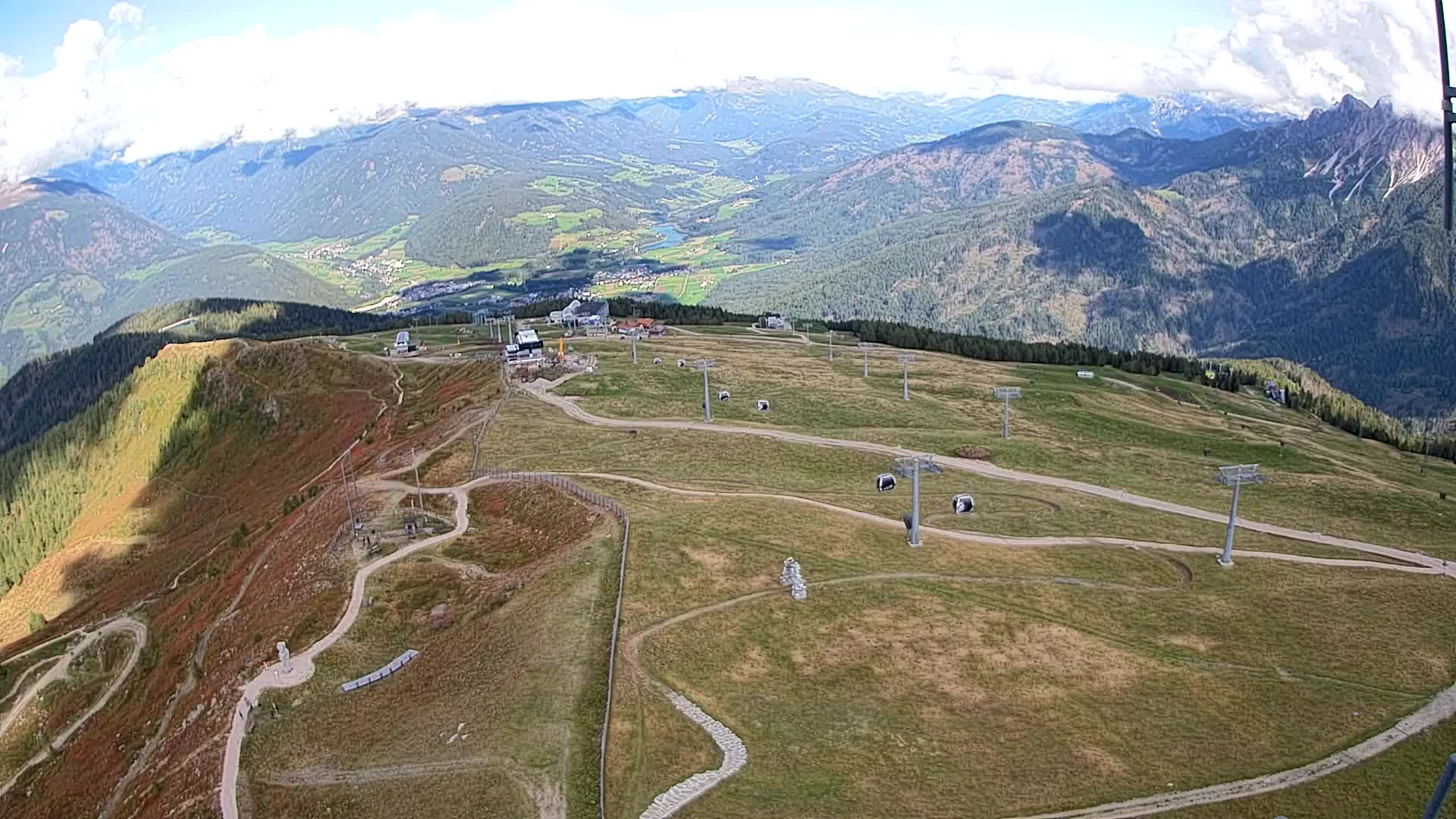 Kronplatz-Gipfel | Blick nach Olang – Valdaora