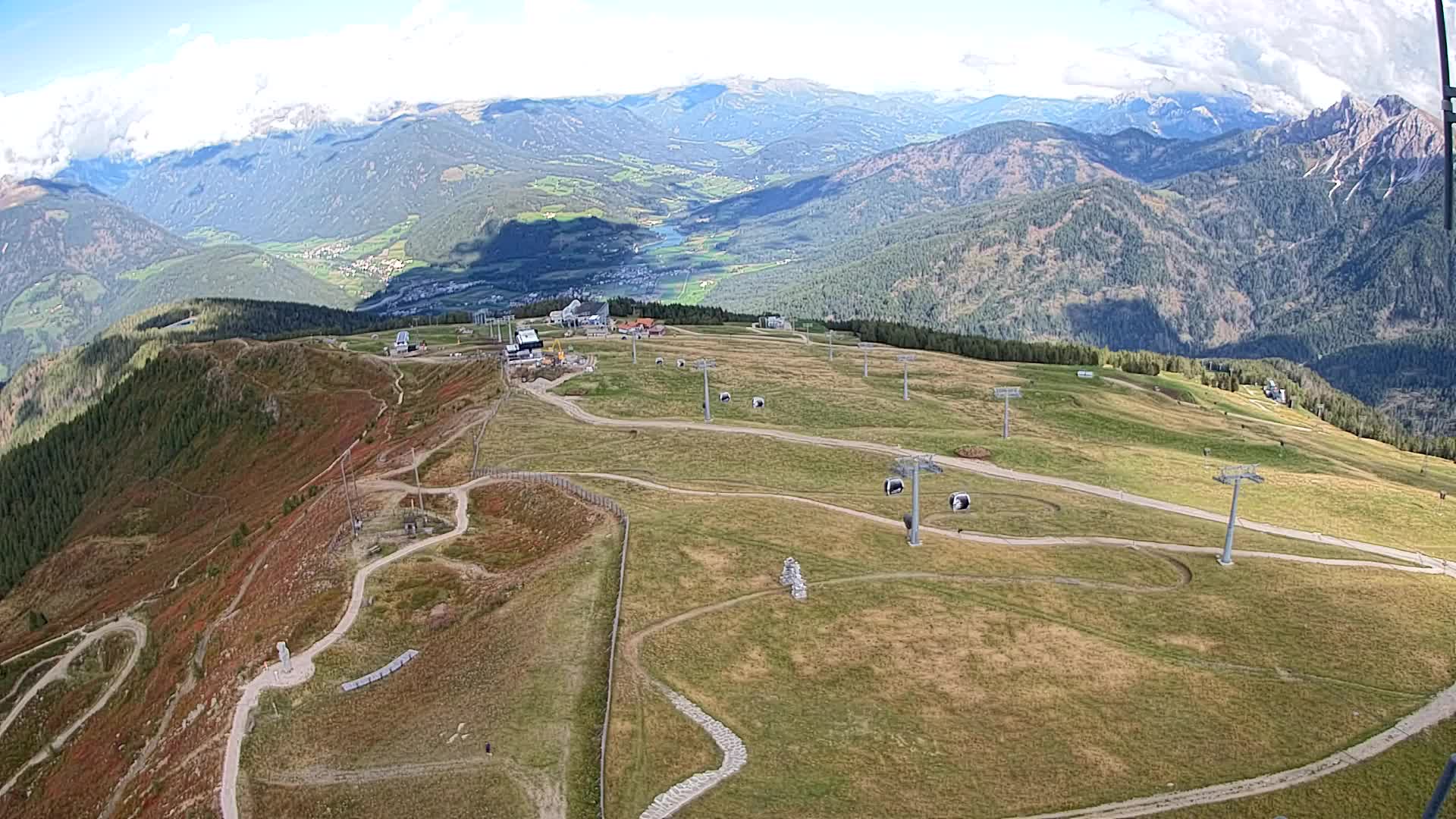 Kronplatz-Gipfel | Blick nach Olang – Valdaora