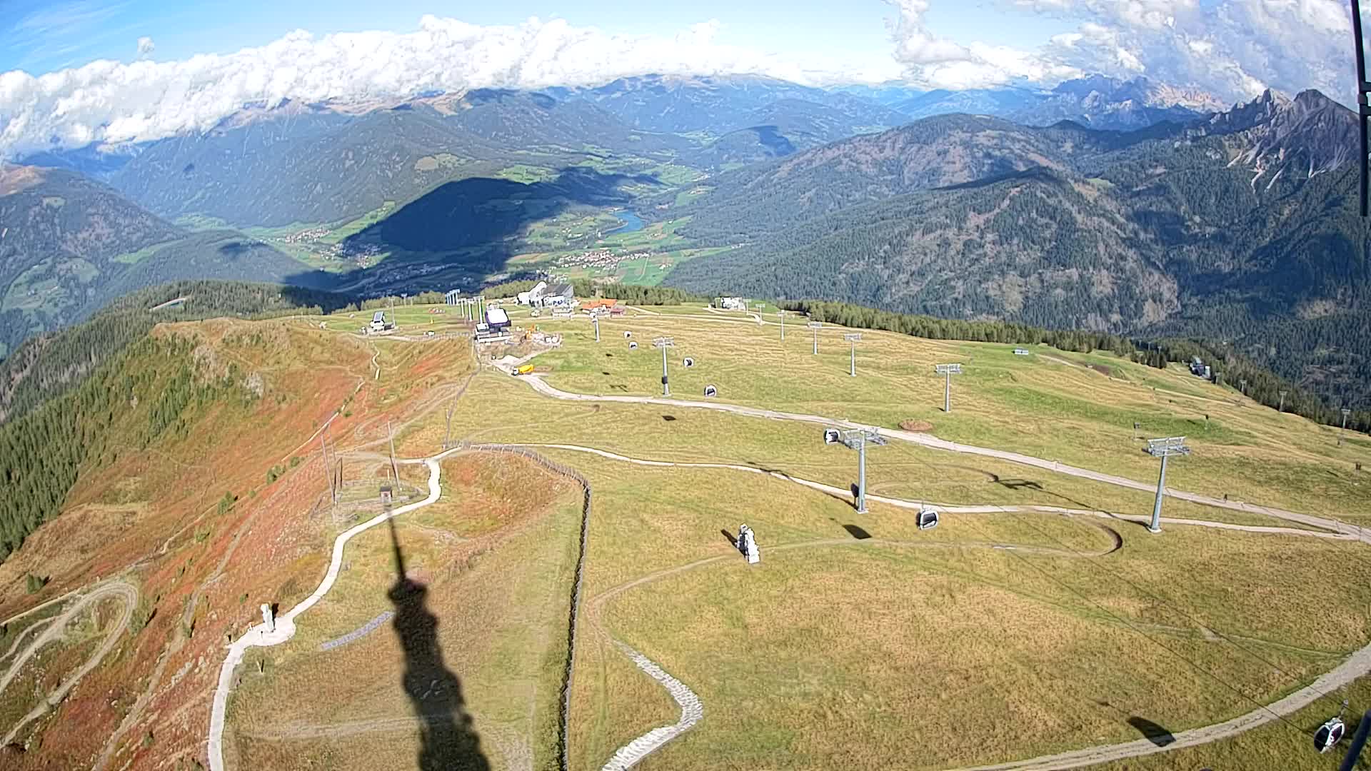Kronplatz-Gipfel | Blick nach Olang – Valdaora
