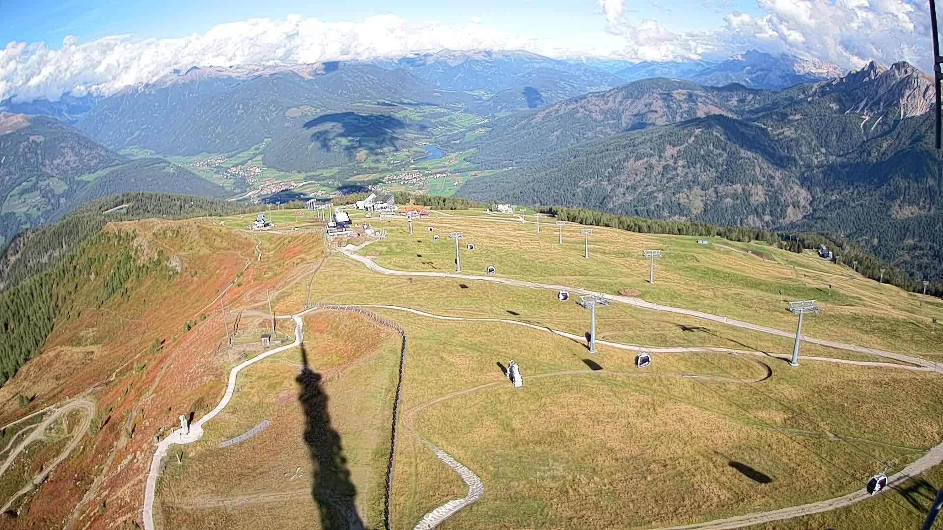 Kronplatz-Gipfel | Blick nach Olang – Valdaora