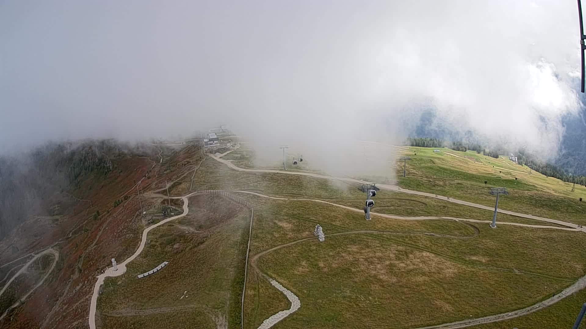 Kronplatz-Gipfel | Blick nach Olang – Valdaora