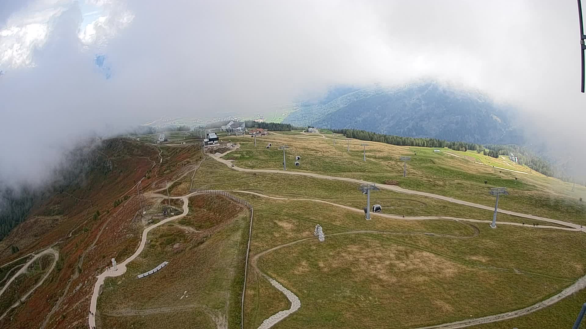 Kronplatz-Gipfel | Blick nach Olang – Valdaora
