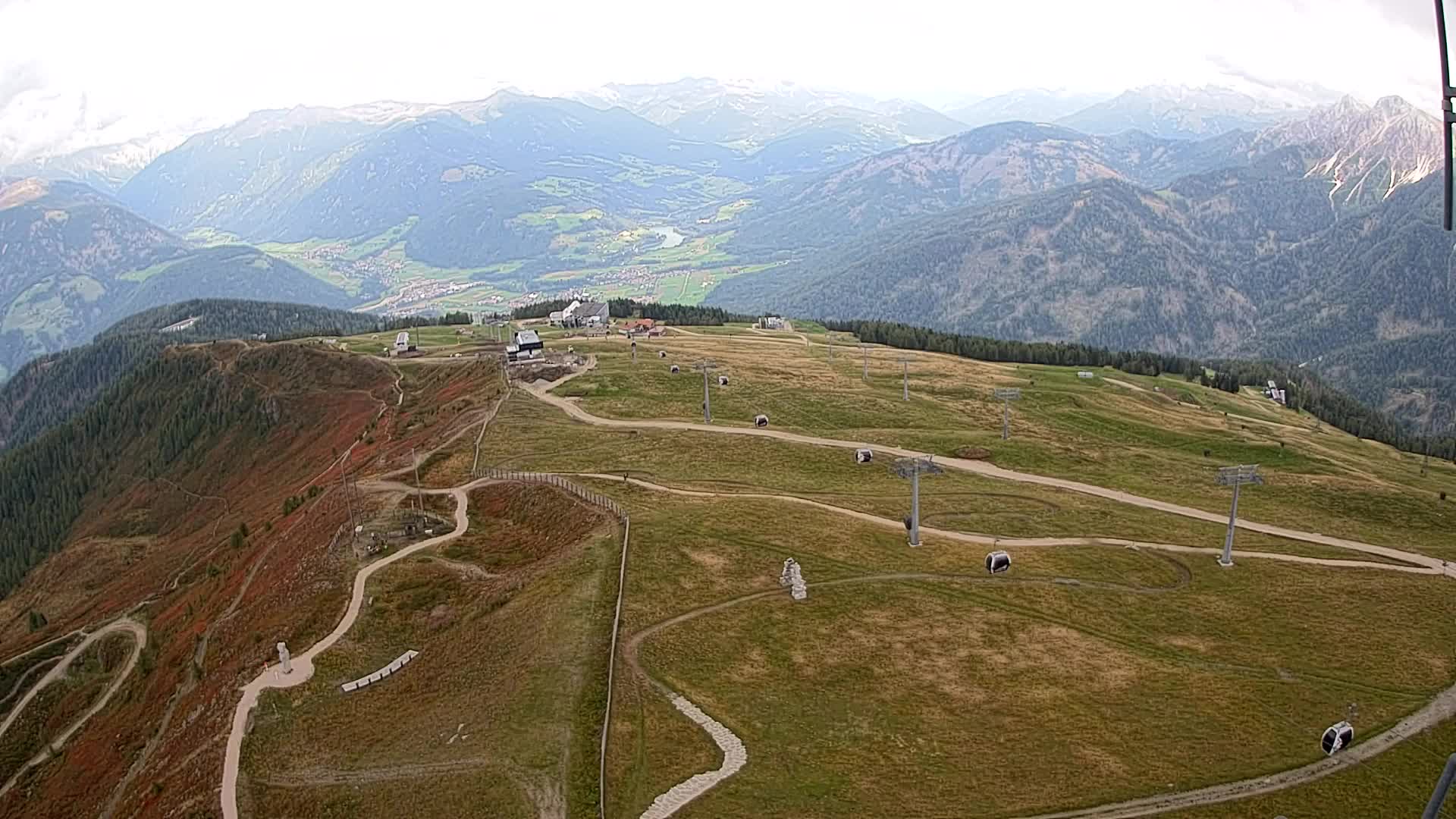 Kronplatz-Gipfel | Blick nach Olang – Valdaora