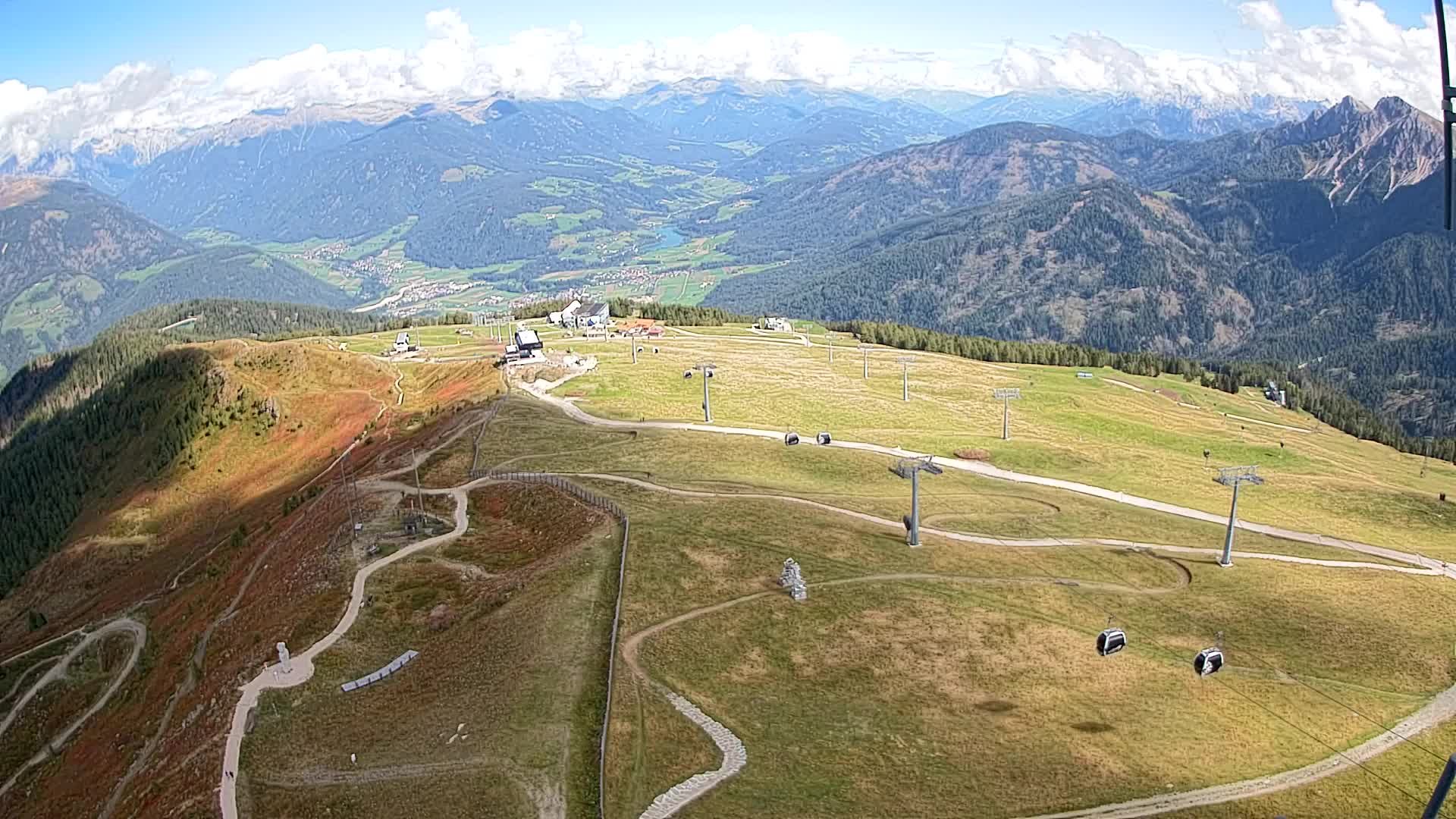 Kronplatz-Gipfel | Blick nach Olang – Valdaora