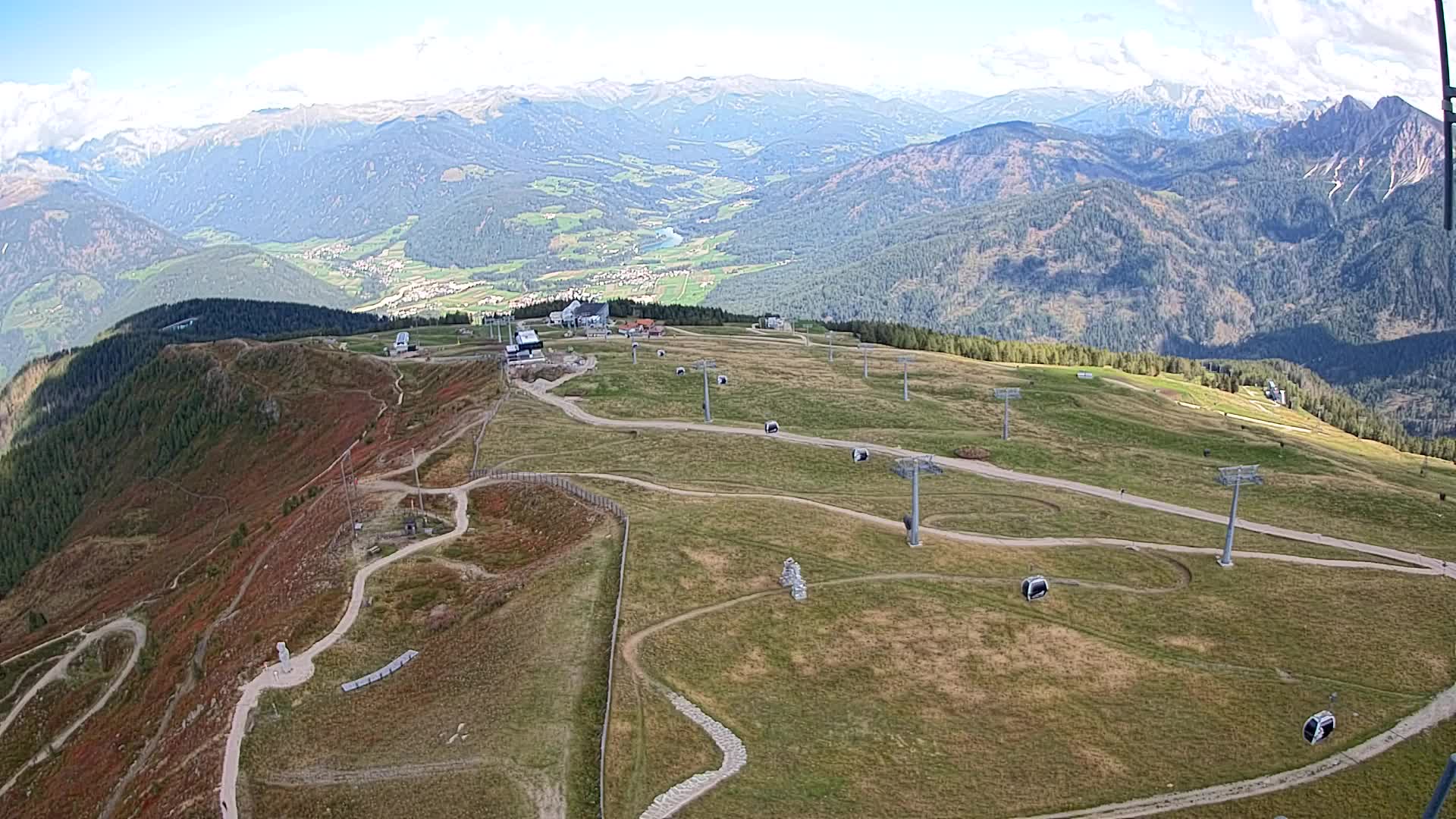 Kronplatz-Gipfel | Blick nach Olang – Valdaora